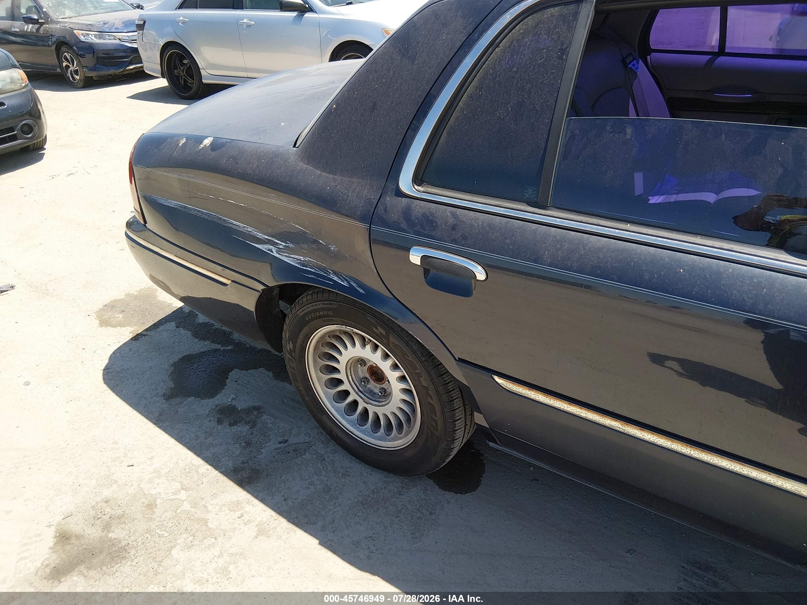 2000 Mercury Grand Marquis Ls Dark Blue vin: 2MEFM75W2YX641991