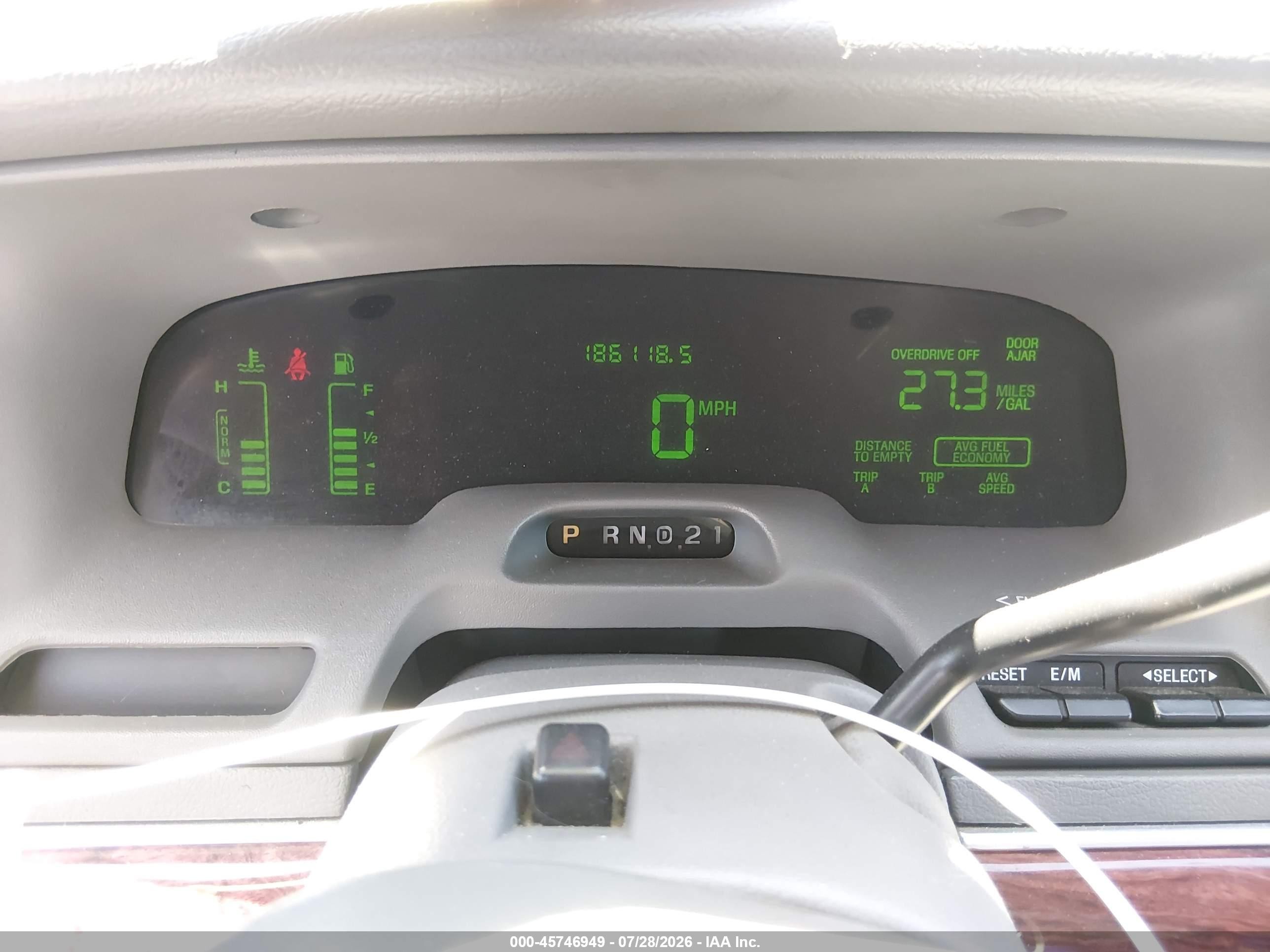 2000 Mercury Grand Marquis Ls Dark Blue vin: 2MEFM75W2YX641991