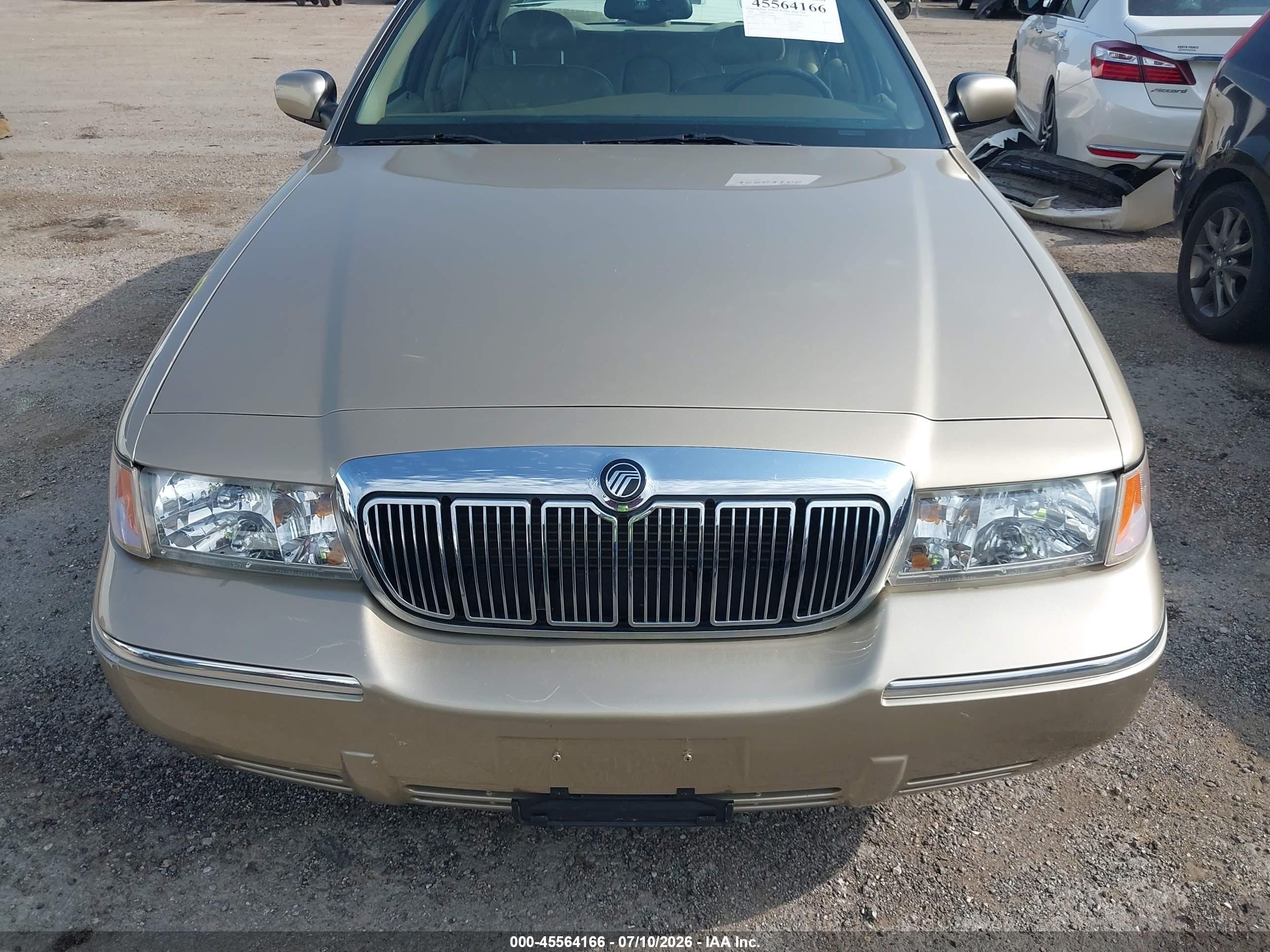2000 Mercury Grand Marquis Ls Gold vin: 2MEFM75W2YX689863
