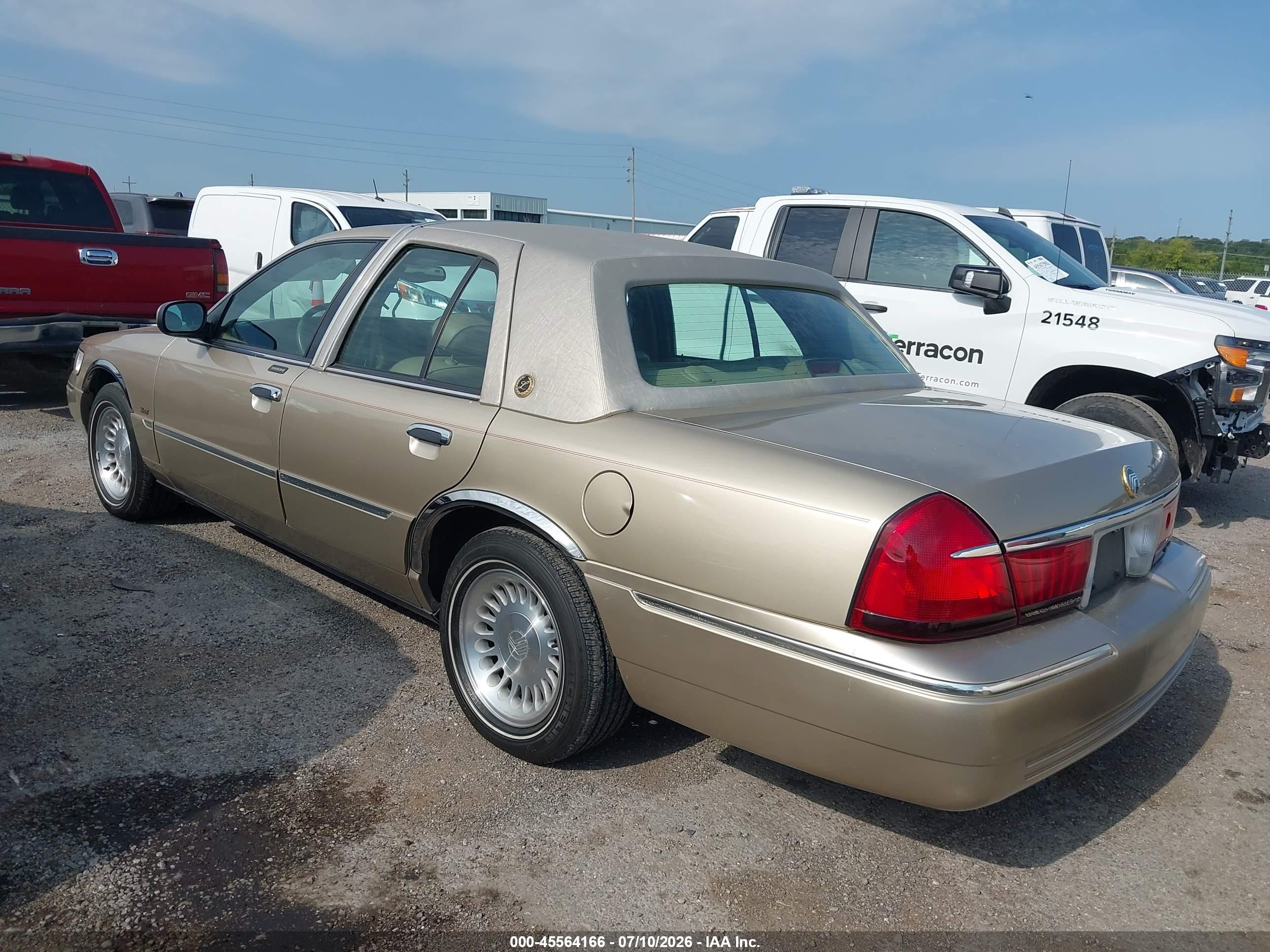 2000 Mercury Grand Marquis Ls Gold vin: 2MEFM75W2YX689863