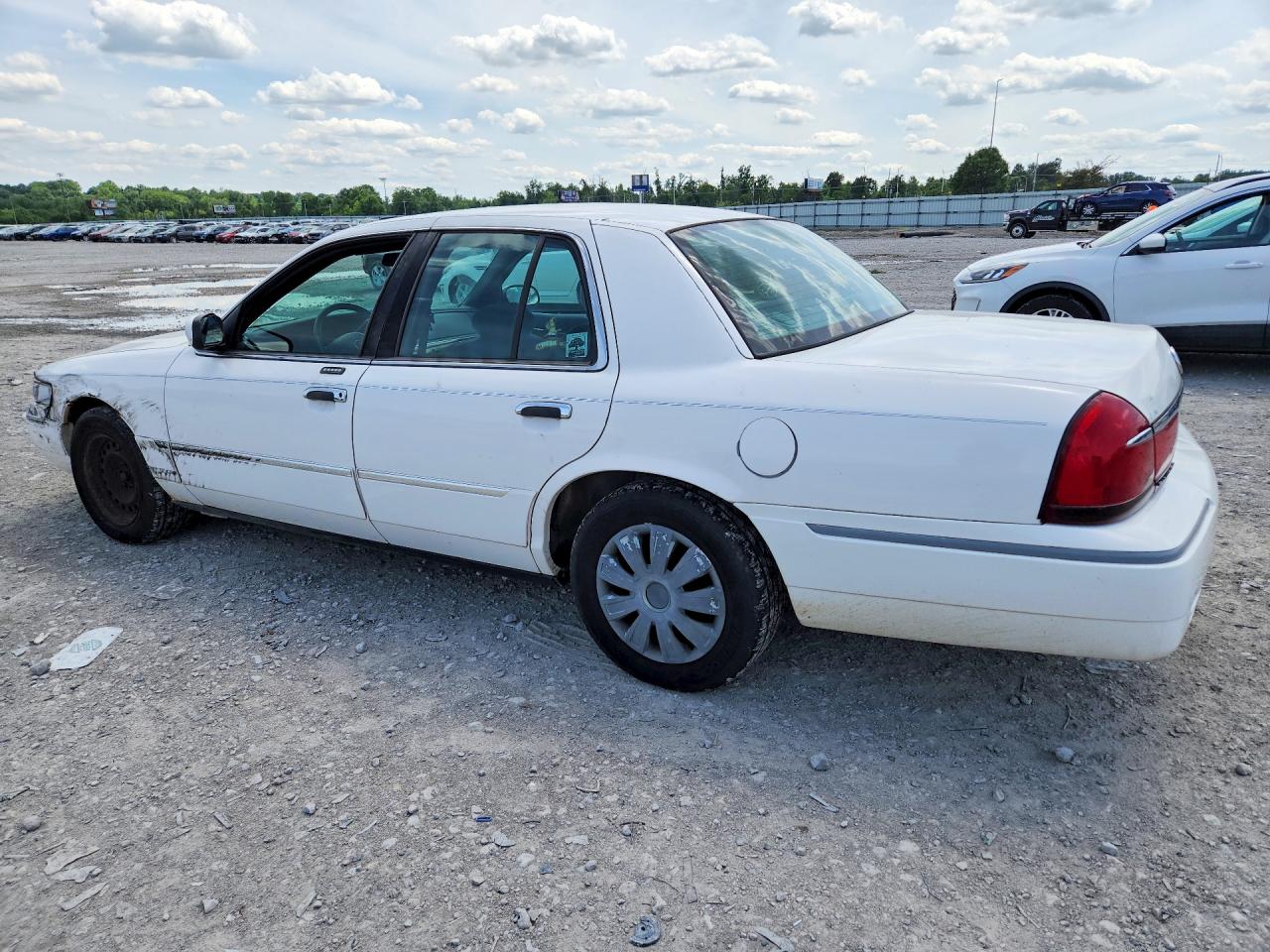 2001 Mercury Grand Marquis Ls White vin: 2MEFM75W31X624137