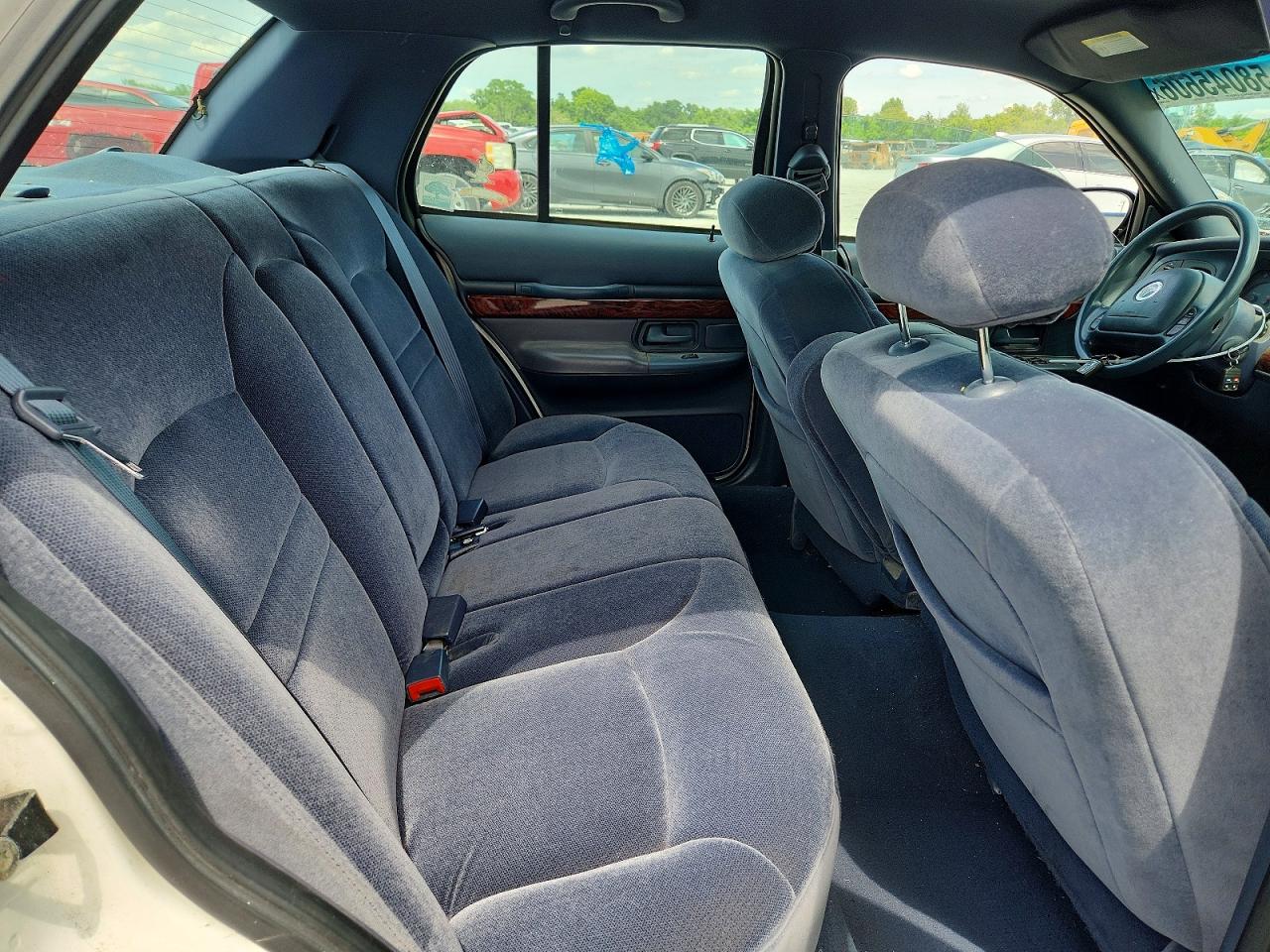2001 Mercury Grand Marquis Ls White vin: 2MEFM75W31X624137