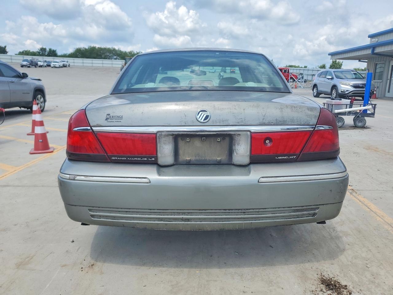 2001 Mercury Grand Marquis Ls Silver vin: 2MEFM75W31X627507