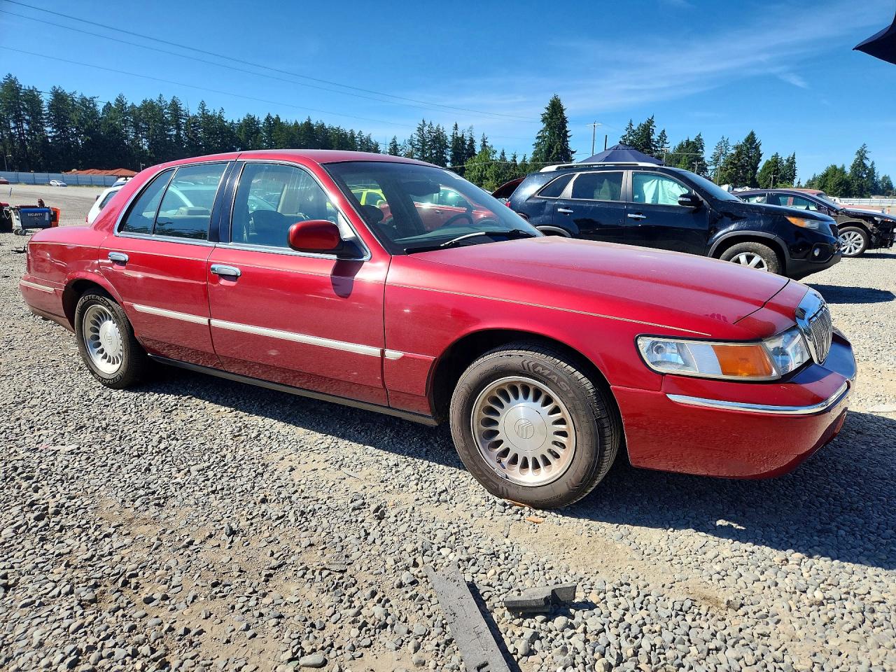2001 Mercury Grand Marquis Ls Maroon vin: 2MEFM75W31X632920