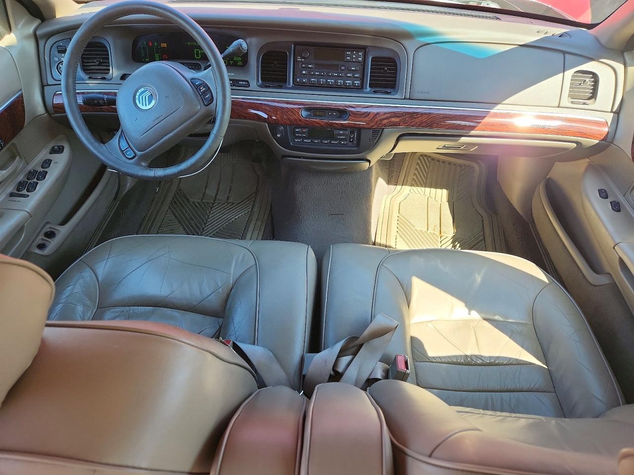 2001 Mercury Grand Marquis Ls Maroon vin: 2MEFM75W31X632920