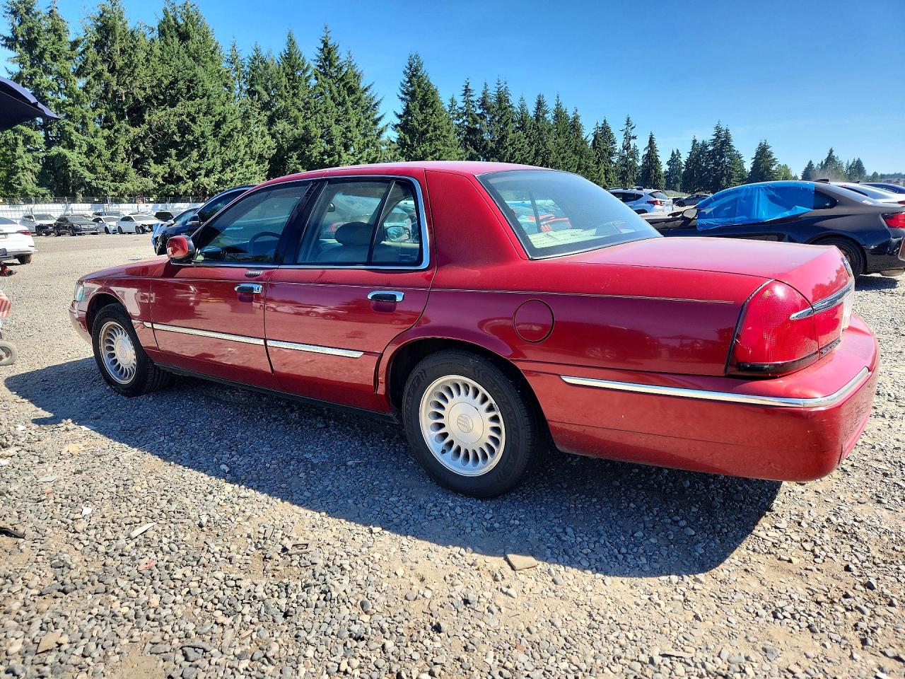 2001 Mercury Grand Marquis Ls Maroon vin: 2MEFM75W31X632920