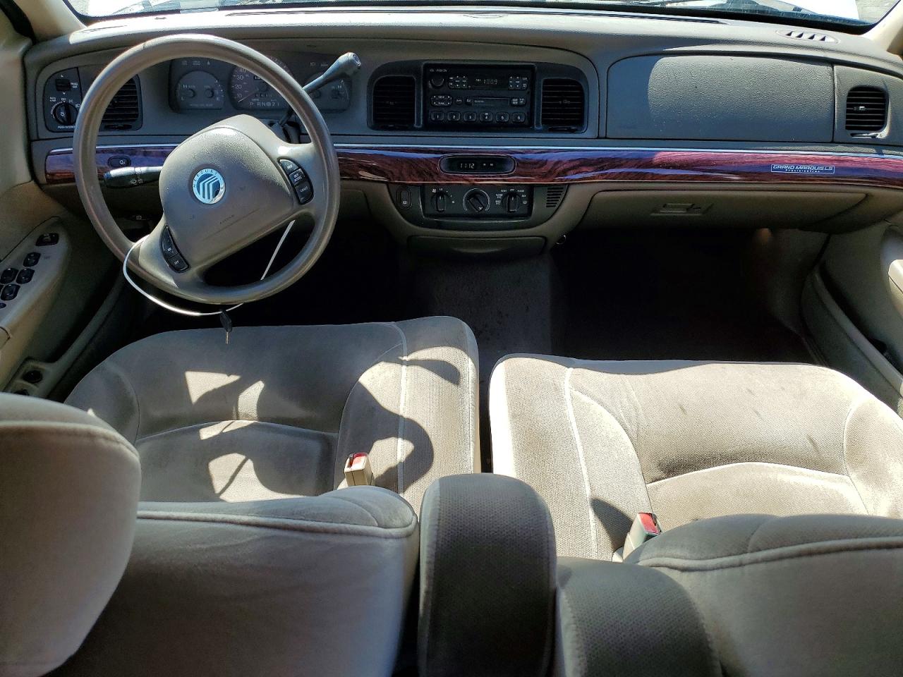 2001 Mercury Grand Marquis Ls White vin: 2MEFM75W31X635834