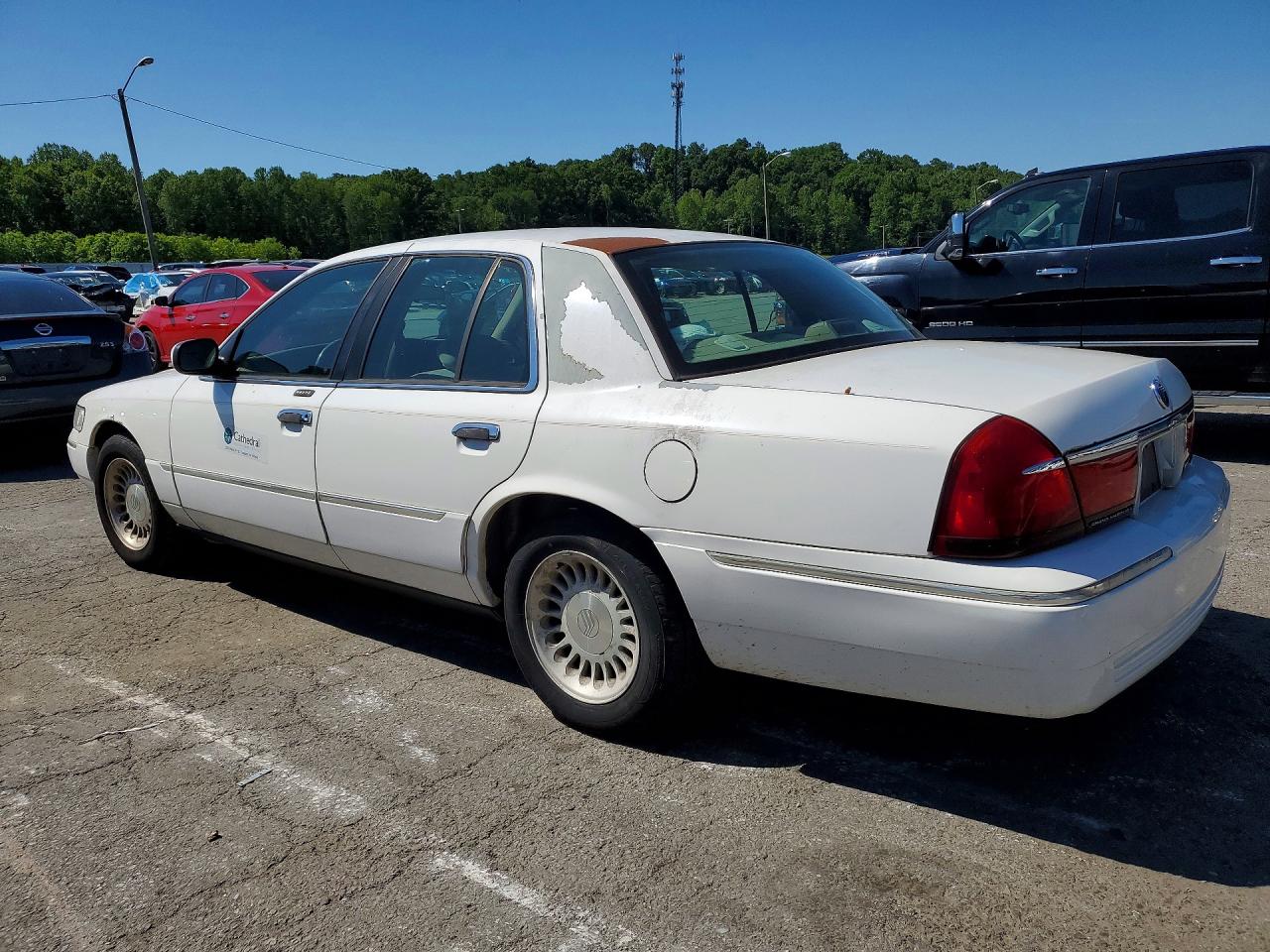 2001 Mercury Grand Marquis Ls White vin: 2MEFM75W31X635834
