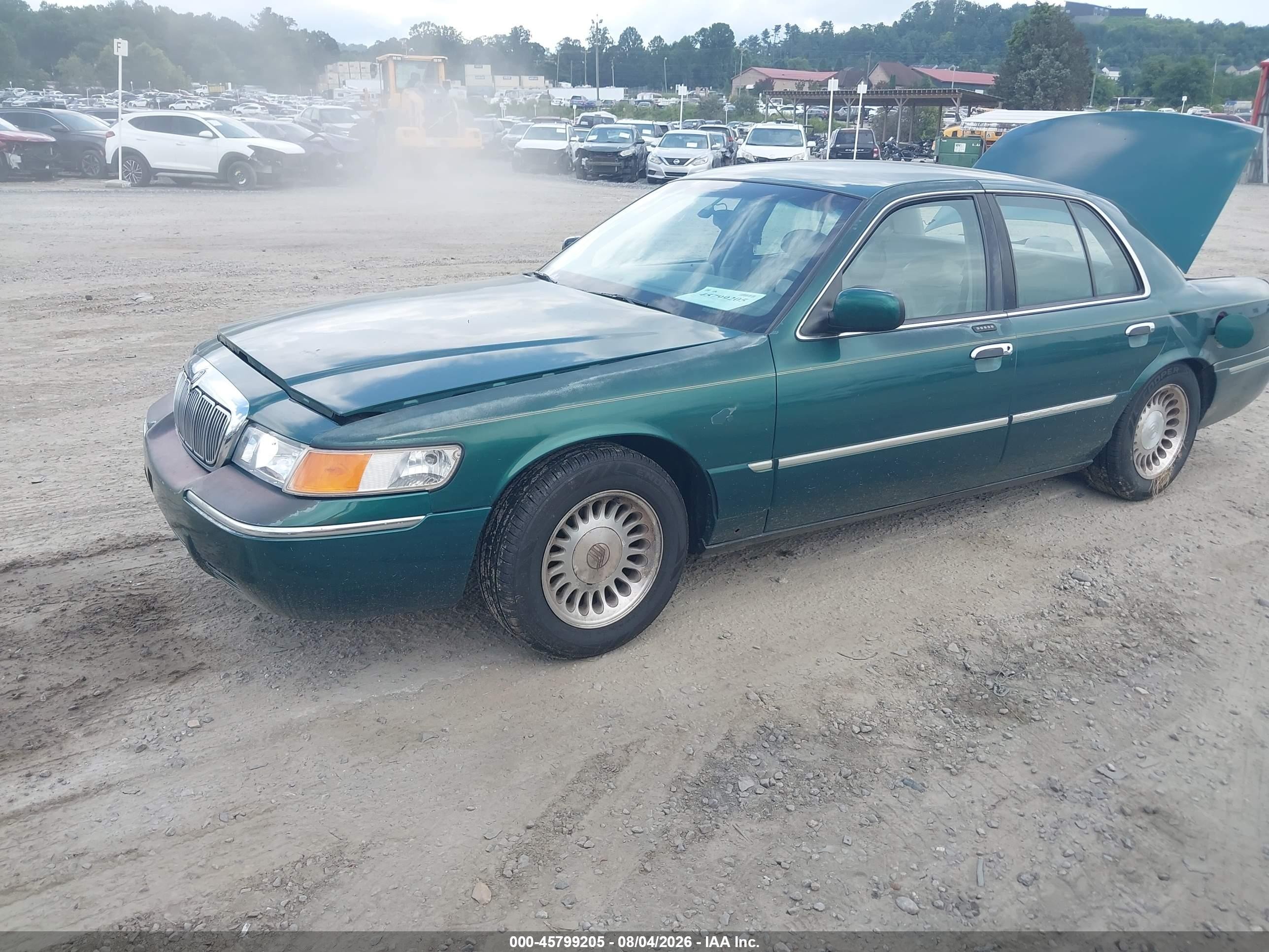 2001 Mercury Grand Marquis Ls Green vin: 2MEFM75W31X653816