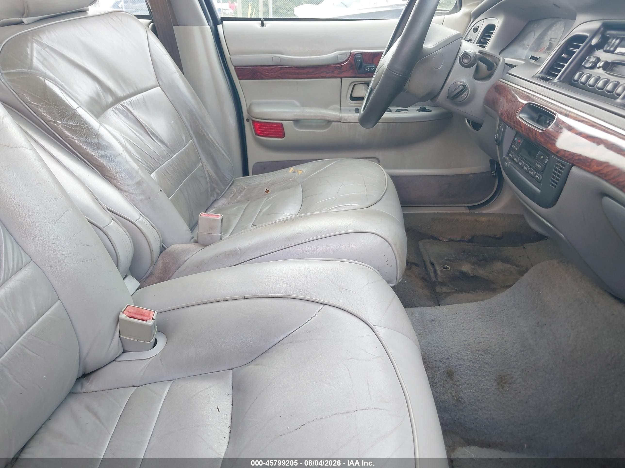 2001 Mercury Grand Marquis Ls Green vin: 2MEFM75W31X653816