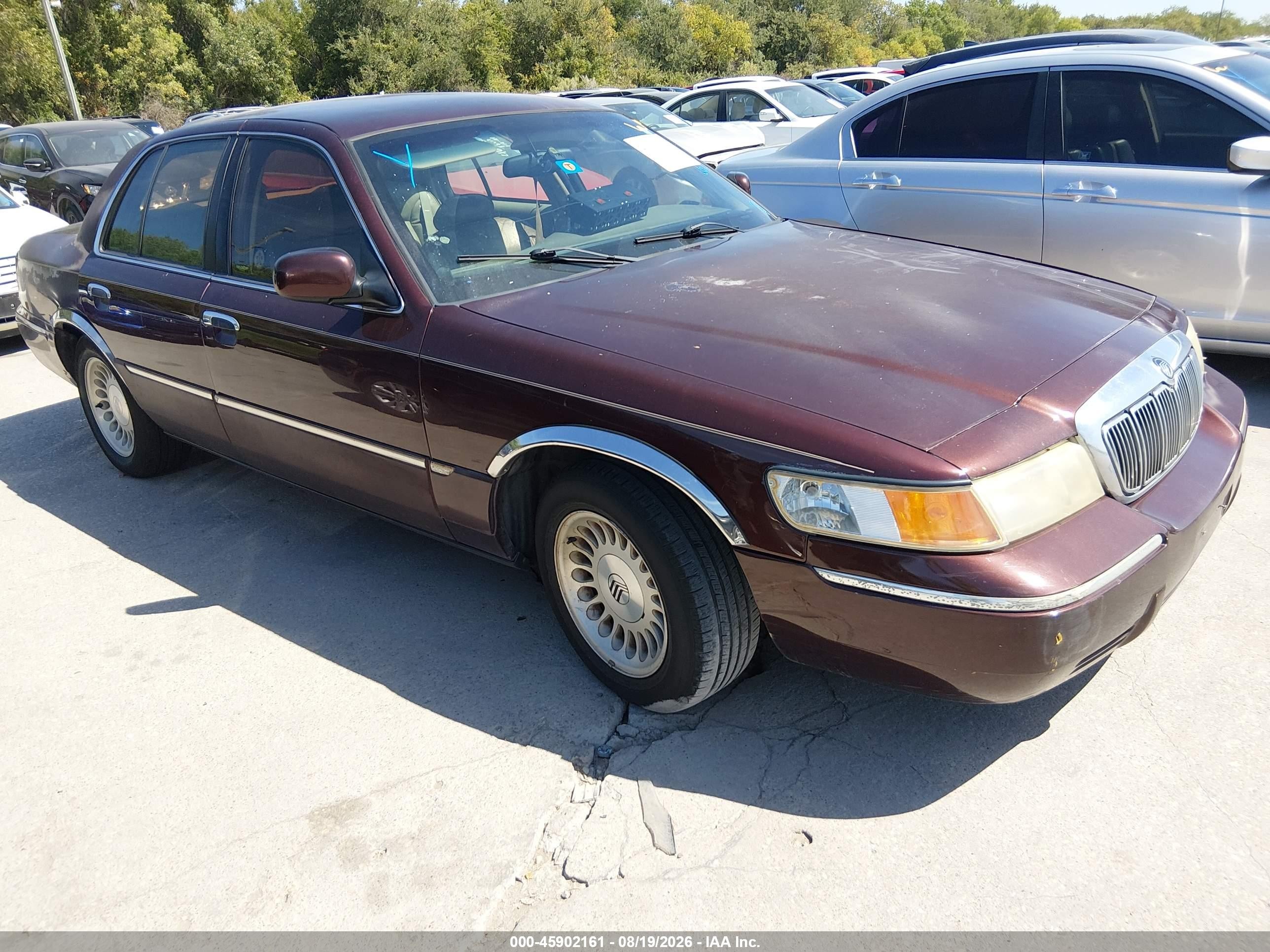 2001 Mercury Grand Marquis Ls Brown vin: 2MEFM75W31X658174