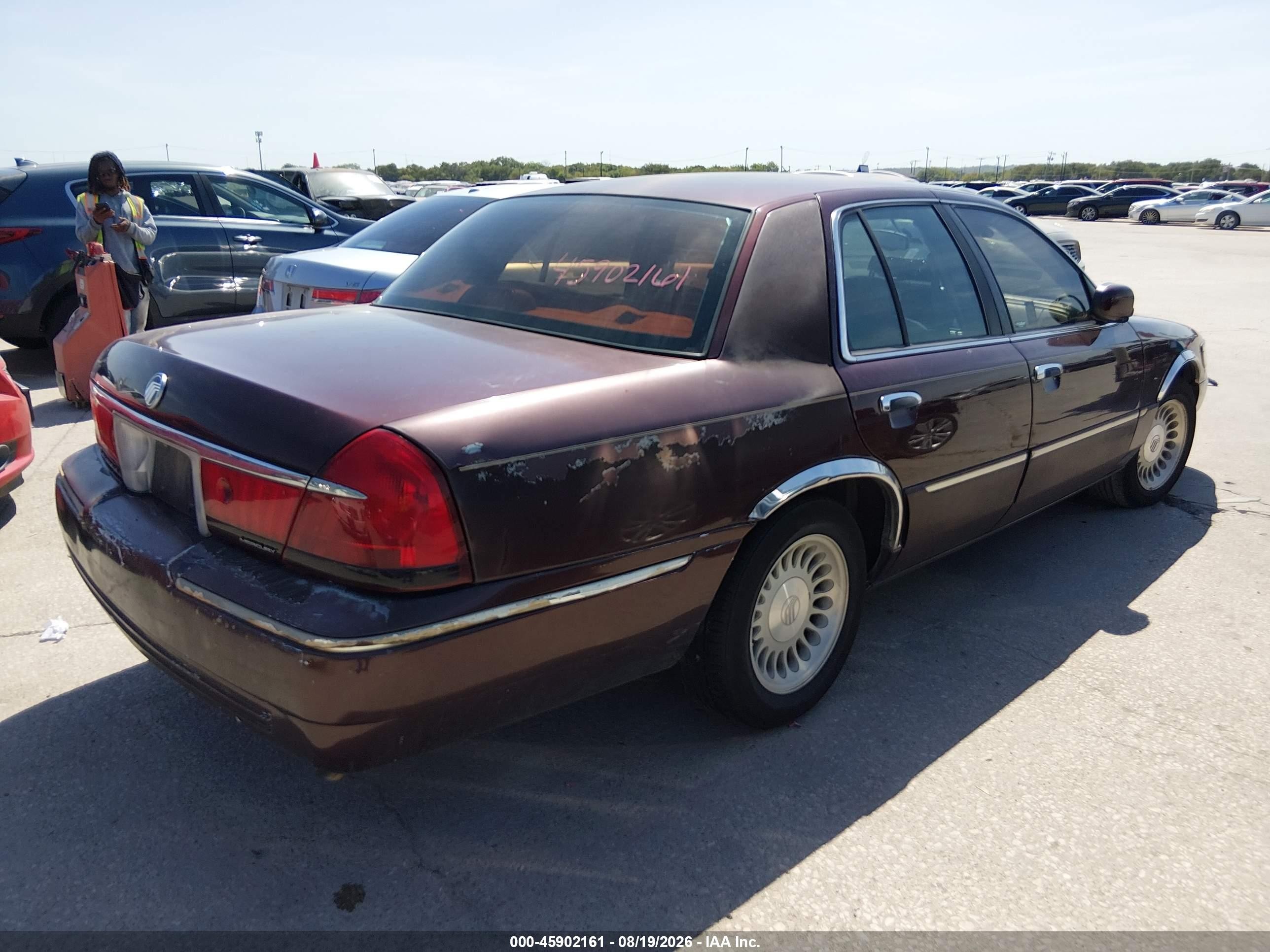 2001 Mercury Grand Marquis Ls Коричневый vin: 2MEFM75W31X658174