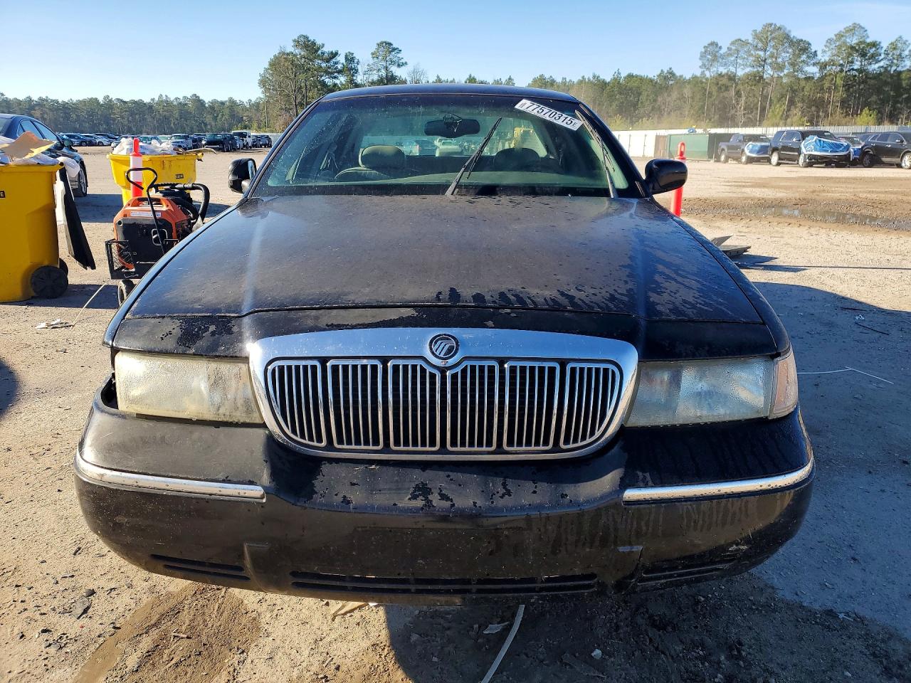 2002 Mercury Grand Marquis Ls Черный vin: 2MEFM75W32X626049