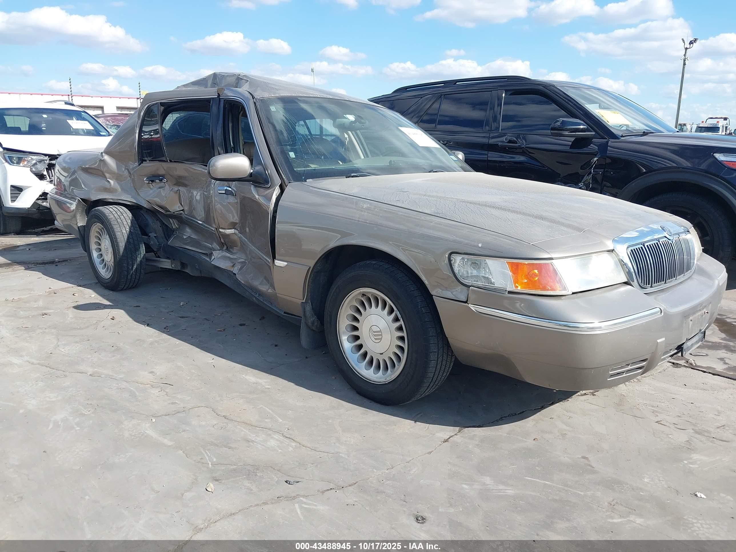 2002 Mercury Grand Marquis Ls Gold vin: 2MEFM75W32X626729