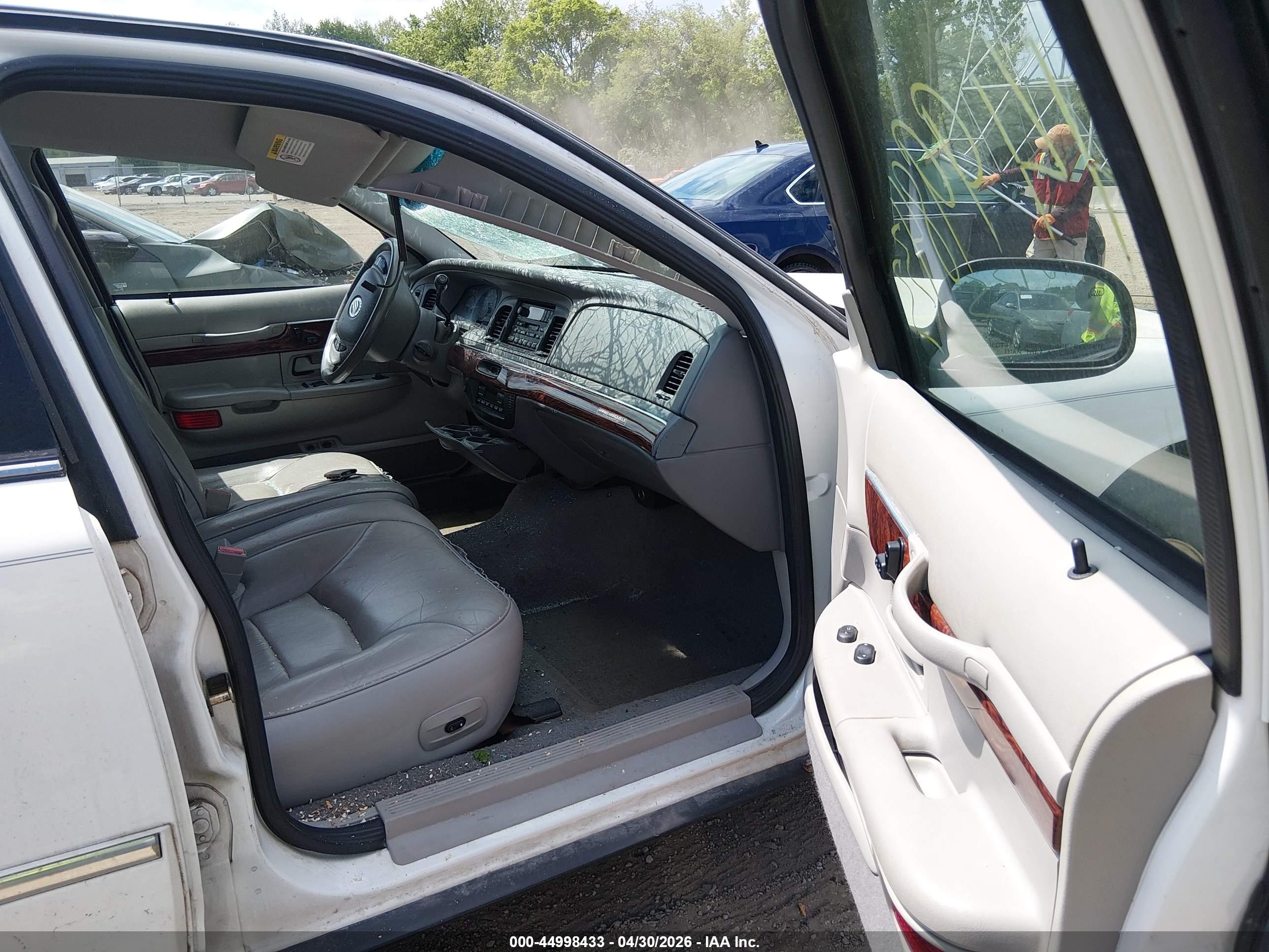 2002 Mercury Grand Marquis Ls Белый vin: 2MEFM75W32X637388