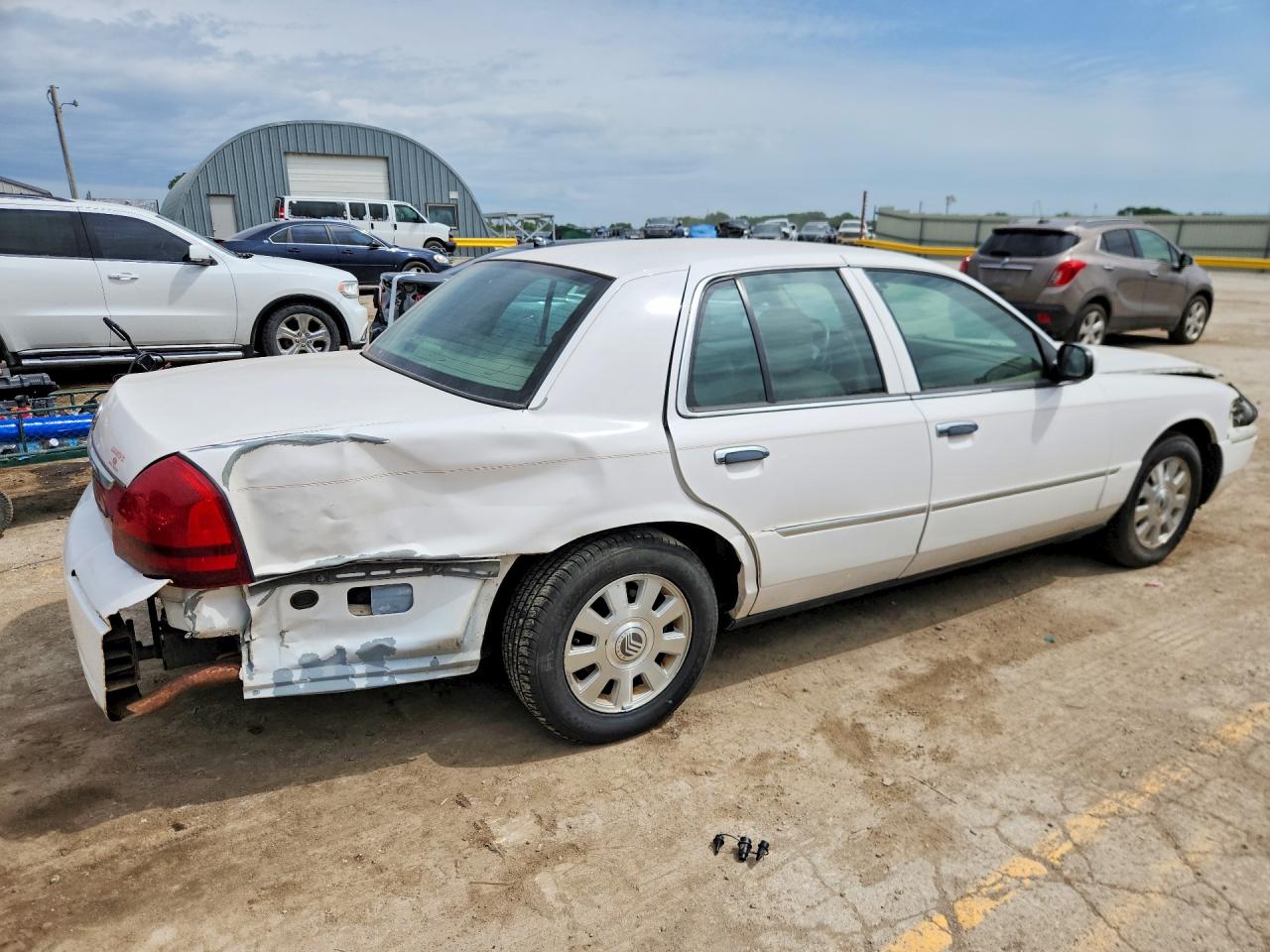 2003 Mercury Grand Marquis Ls White vin: 2MEFM75W33X669419