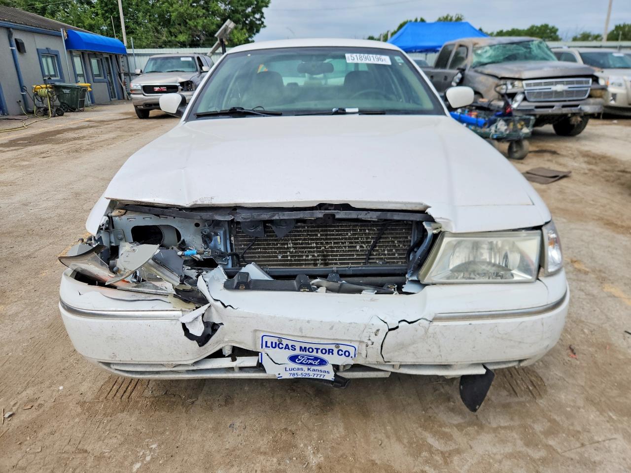 2003 Mercury Grand Marquis Ls White vin: 2MEFM75W33X669419