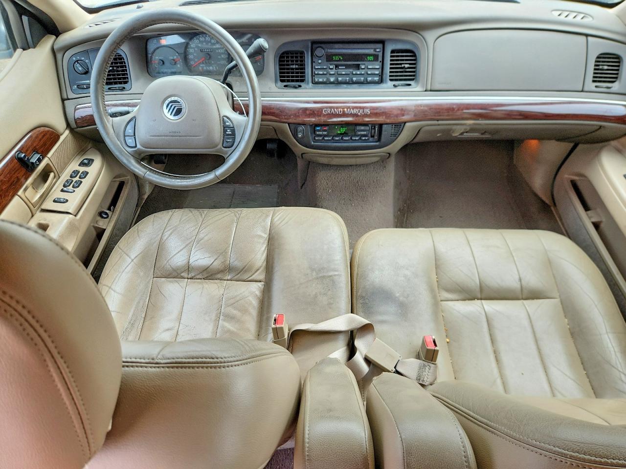 2003 Mercury Grand Marquis Ls White vin: 2MEFM75W33X669419