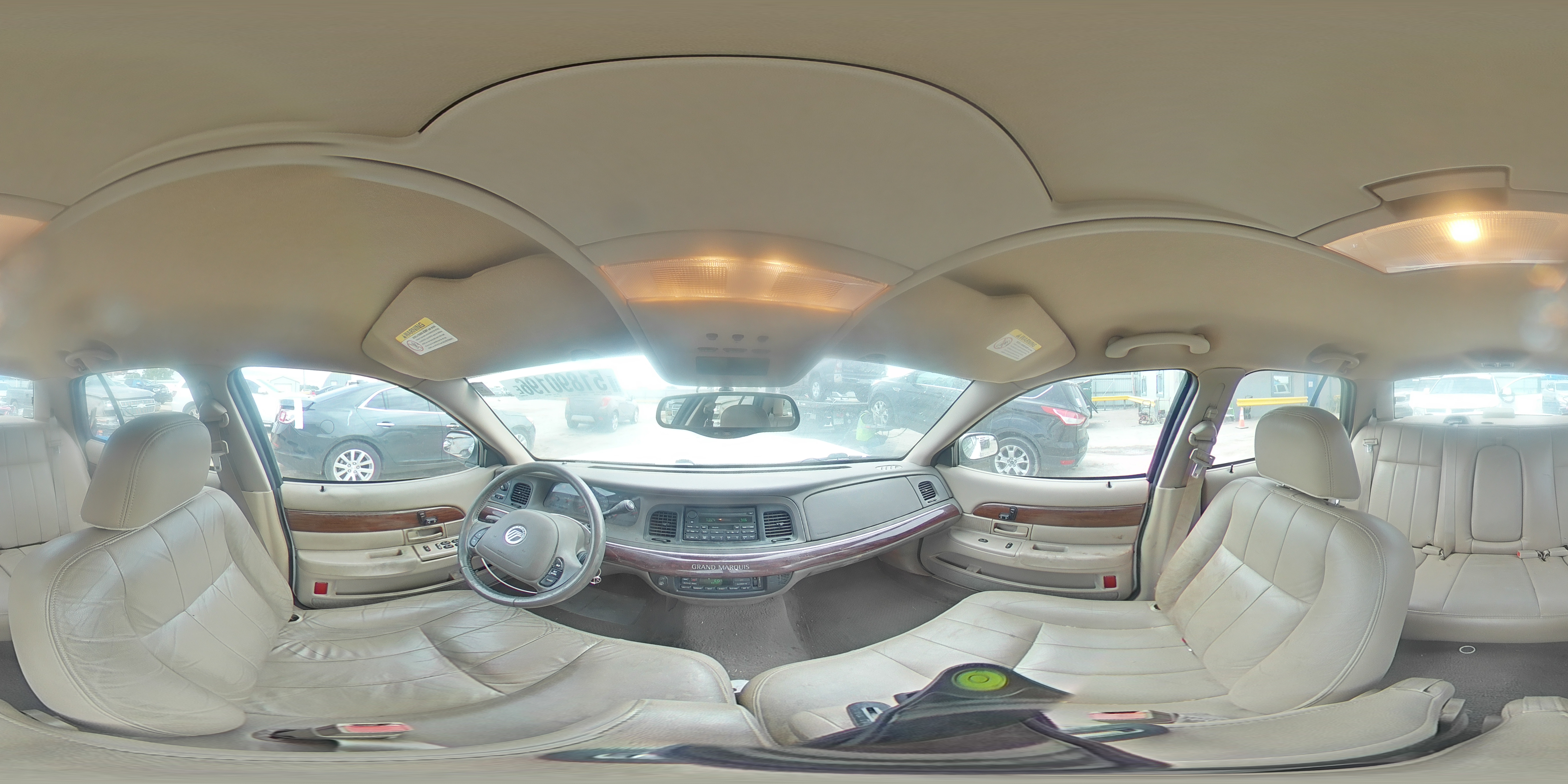 2003 Mercury Grand Marquis Ls White vin: 2MEFM75W33X669419