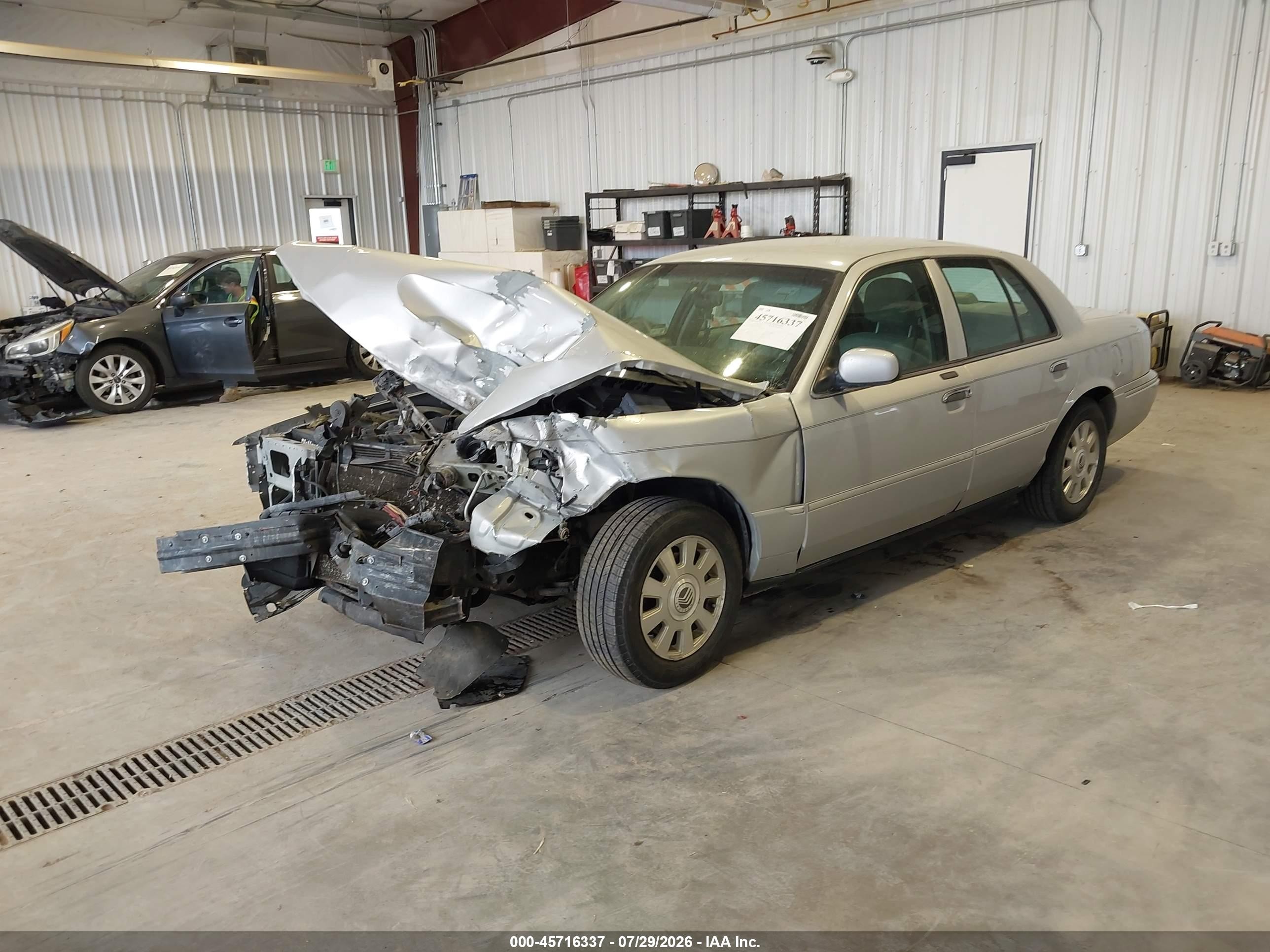 2003 Mercury Grand Marquis Ls Silver vin: 2MEFM75W33X671624
