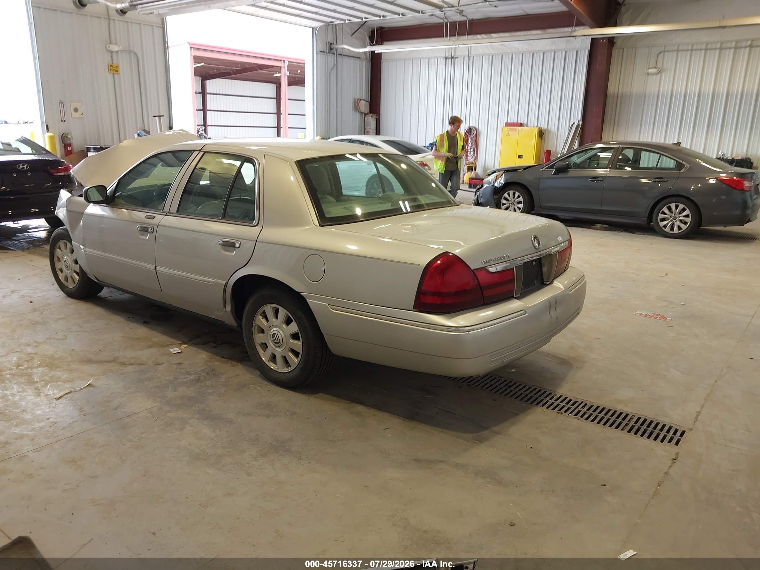 2003 Mercury Grand Marquis Ls Silver vin: 2MEFM75W33X671624