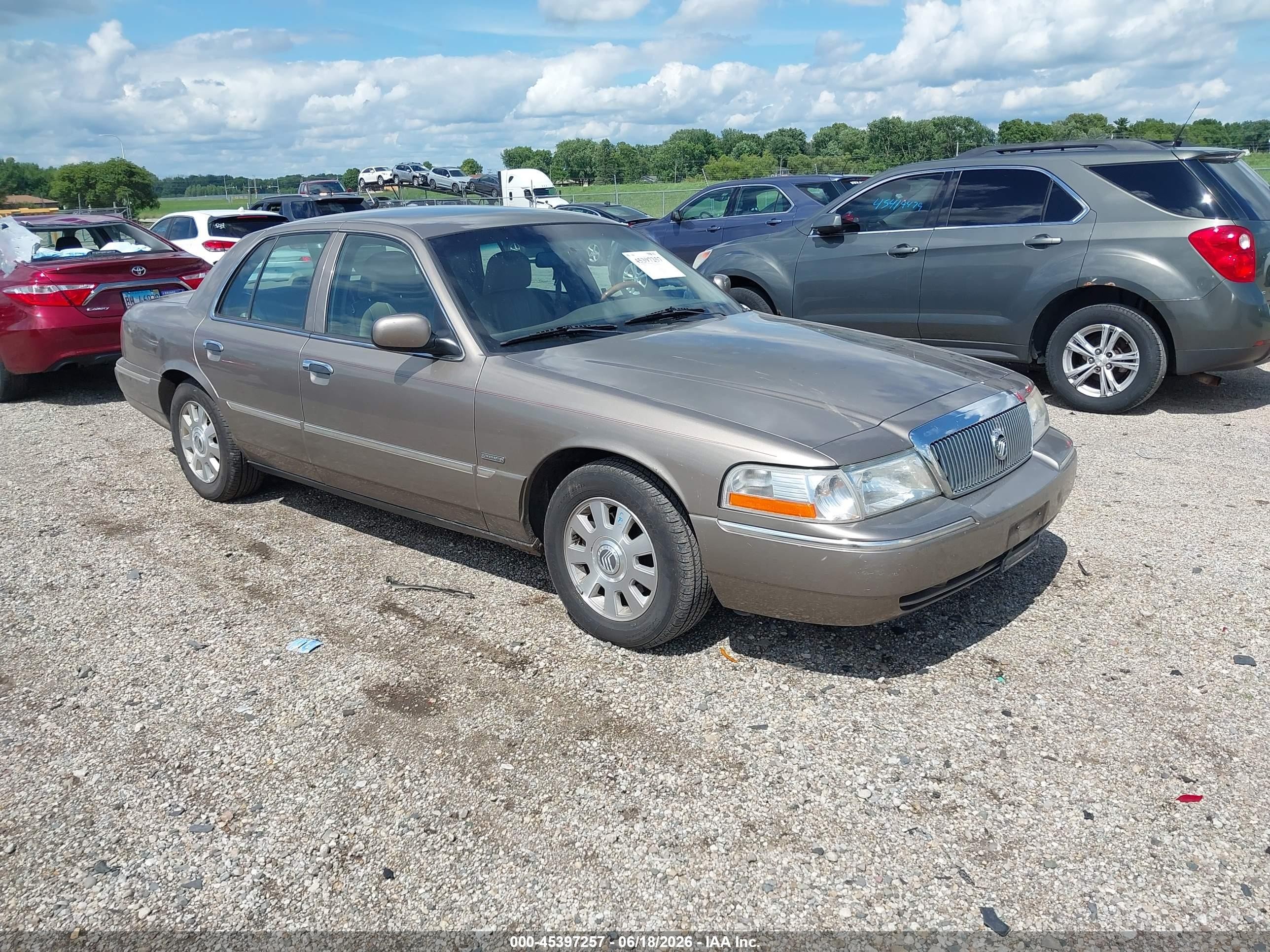 2003 Mercury Grand Marquis Ls Champagne vin: 2MEFM75W33X672272