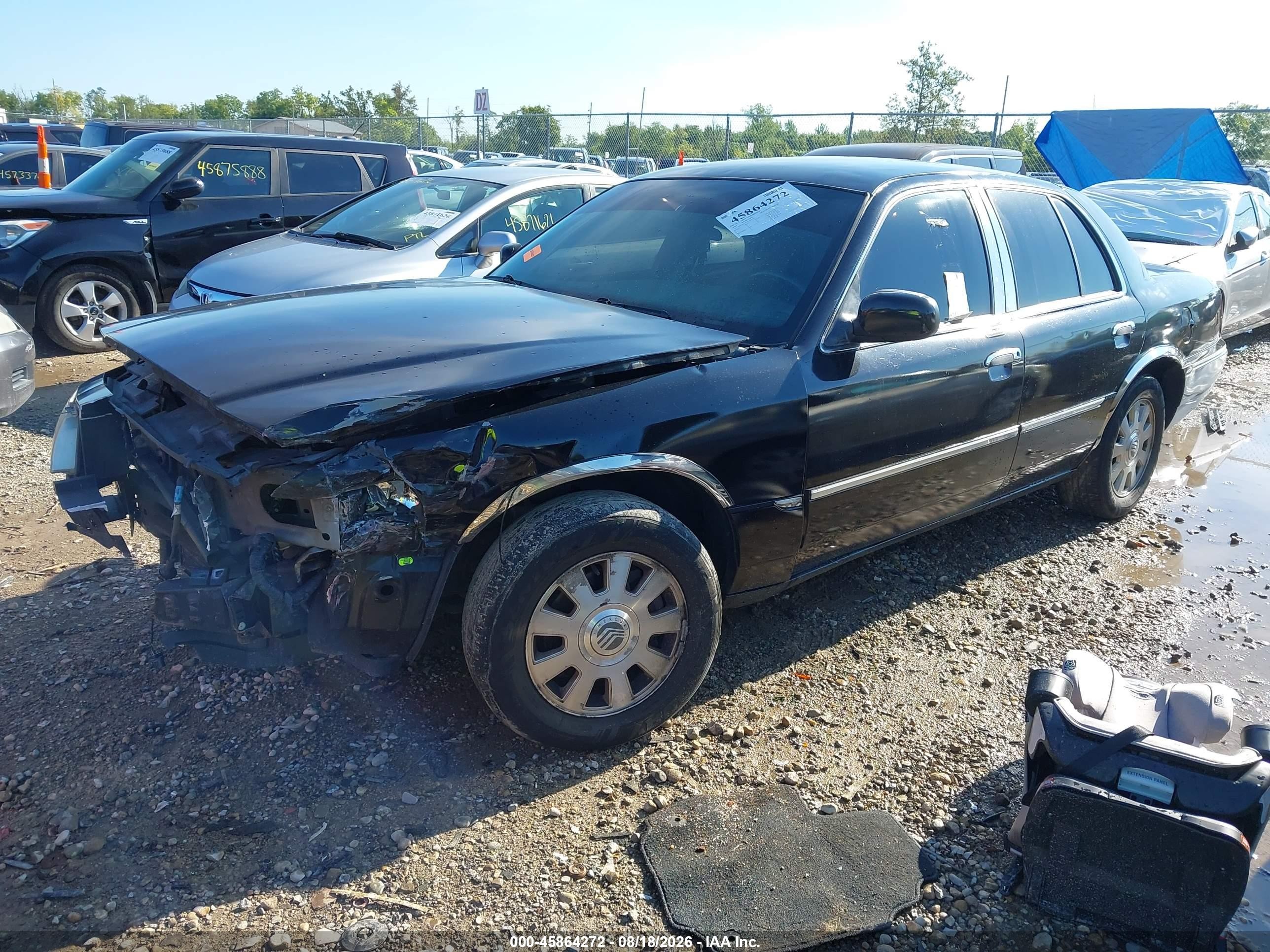 2004 Mercury Grand Marquis Ls Black vin: 2MEFM75W34X623235