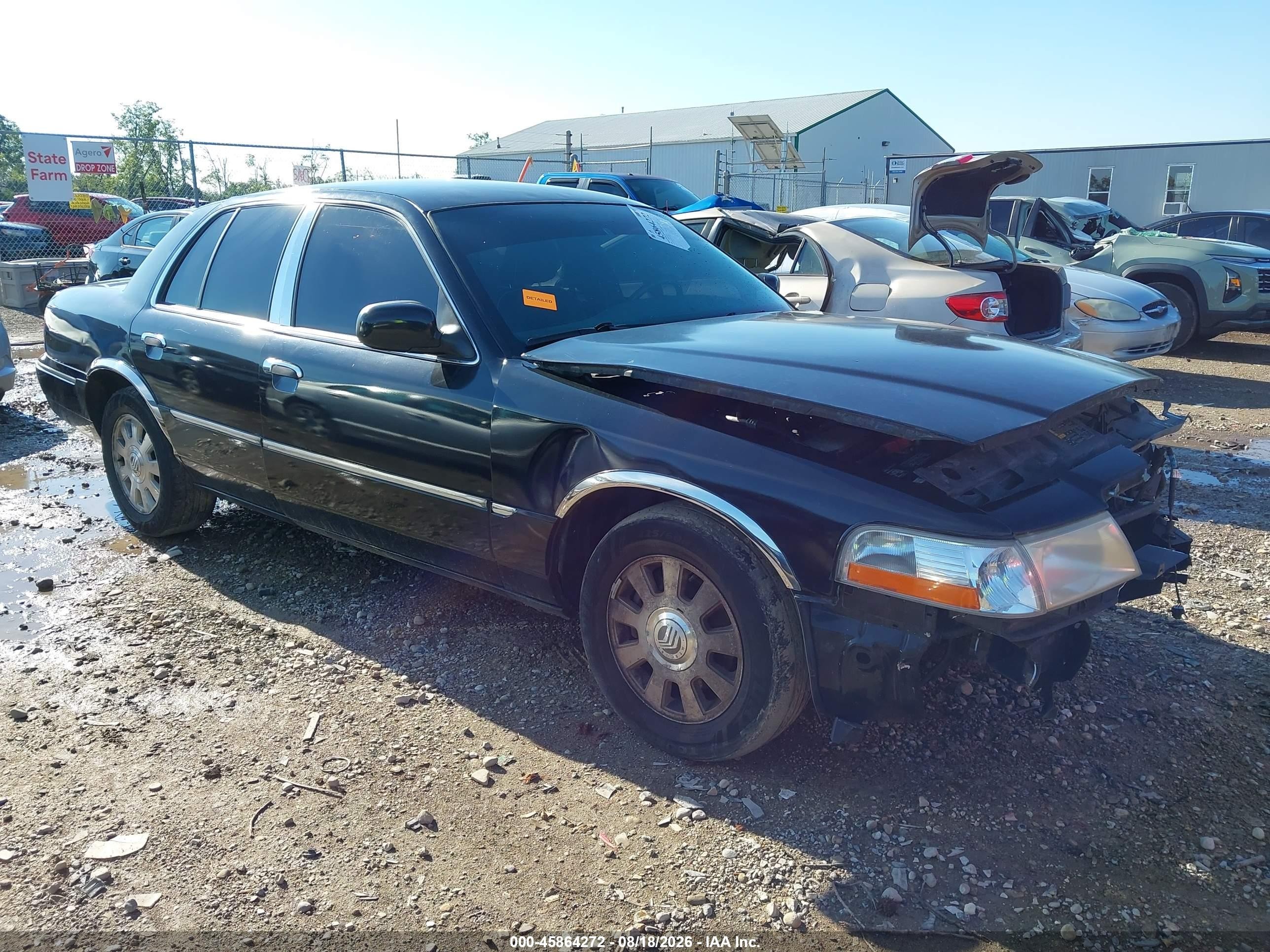 2004 Mercury Grand Marquis Ls Black vin: 2MEFM75W34X623235