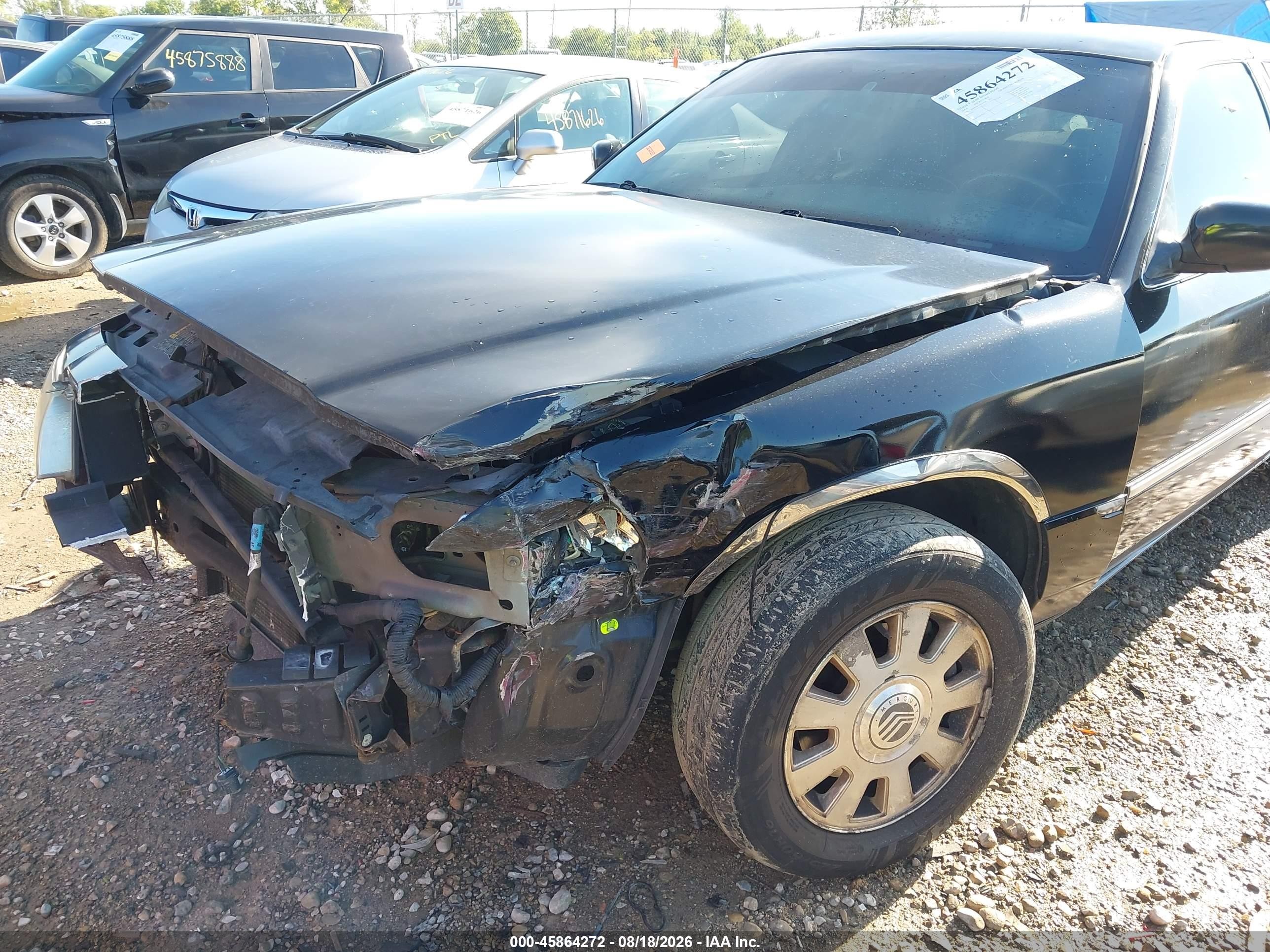 2004 Mercury Grand Marquis Ls Black vin: 2MEFM75W34X623235