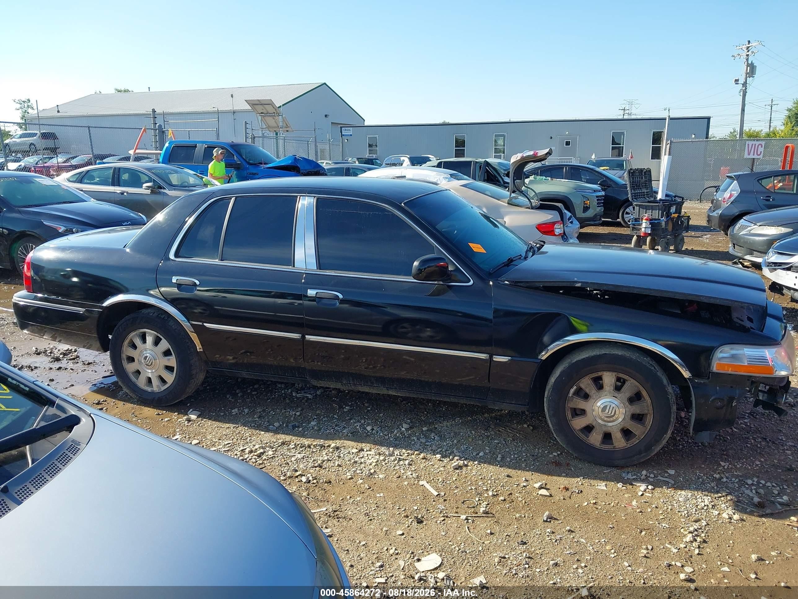 2004 Mercury Grand Marquis Ls Black vin: 2MEFM75W34X623235