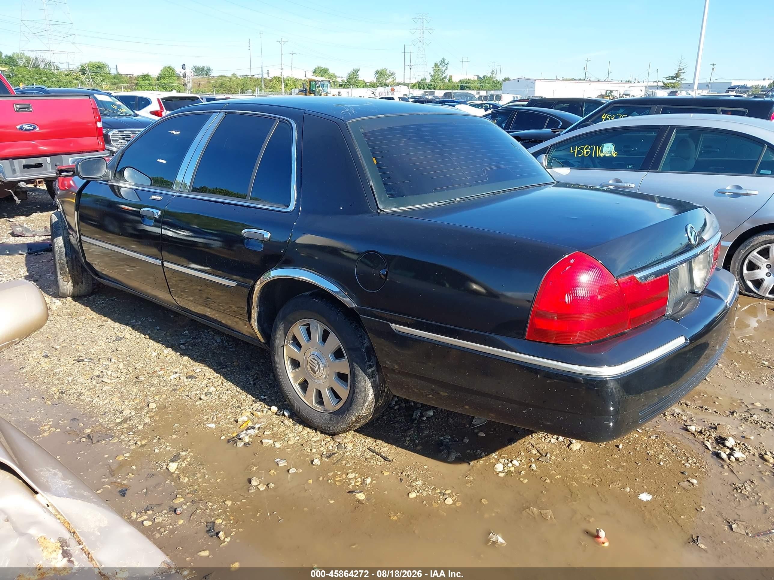 2004 Mercury Grand Marquis Ls Black vin: 2MEFM75W34X623235