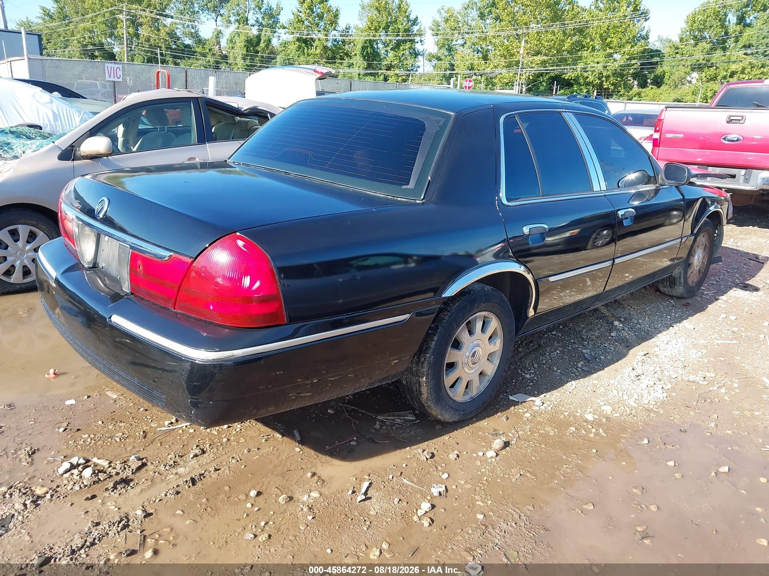 2004 Mercury Grand Marquis Ls Black vin: 2MEFM75W34X623235