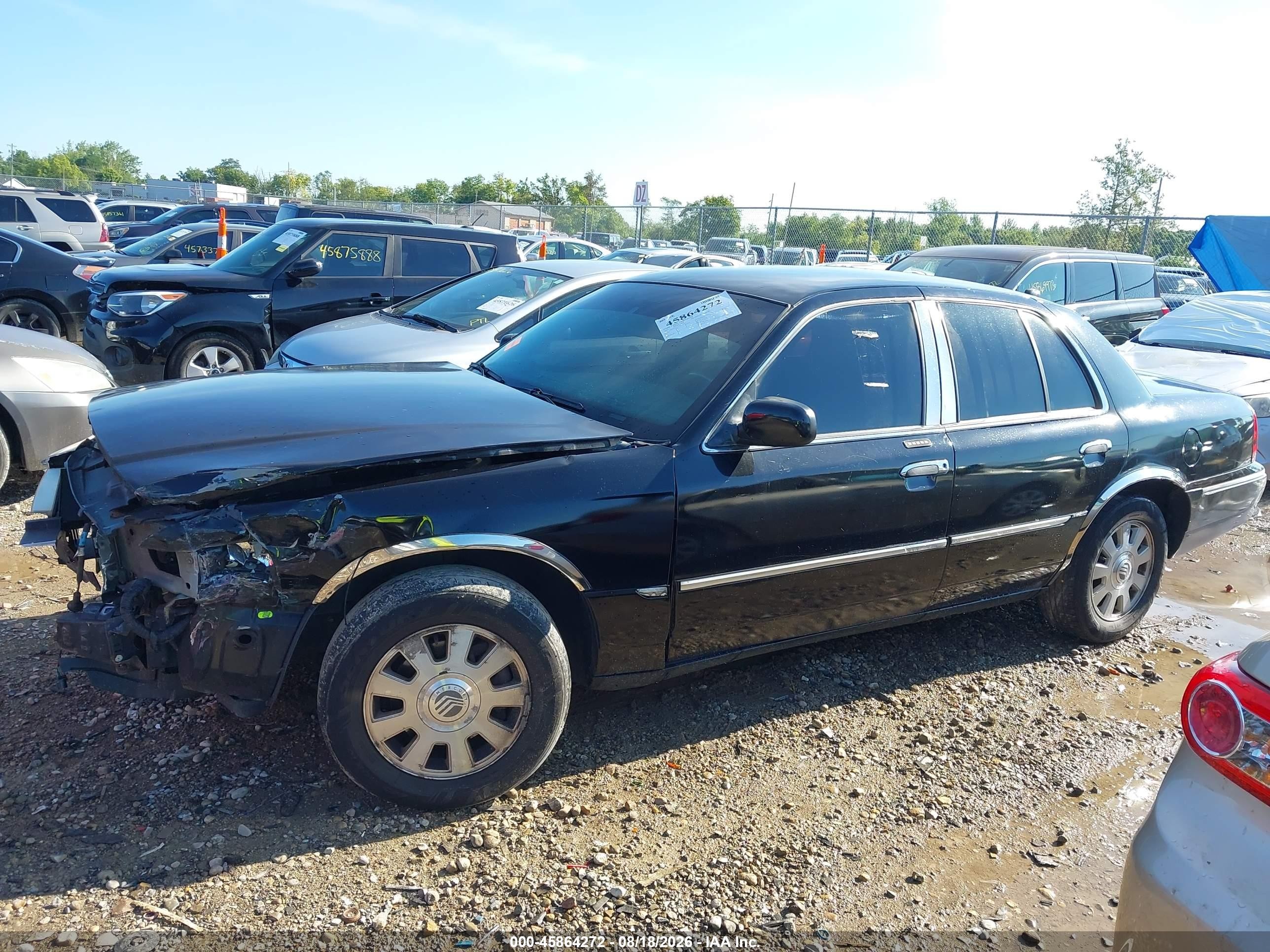 2004 Mercury Grand Marquis Ls Black vin: 2MEFM75W34X623235