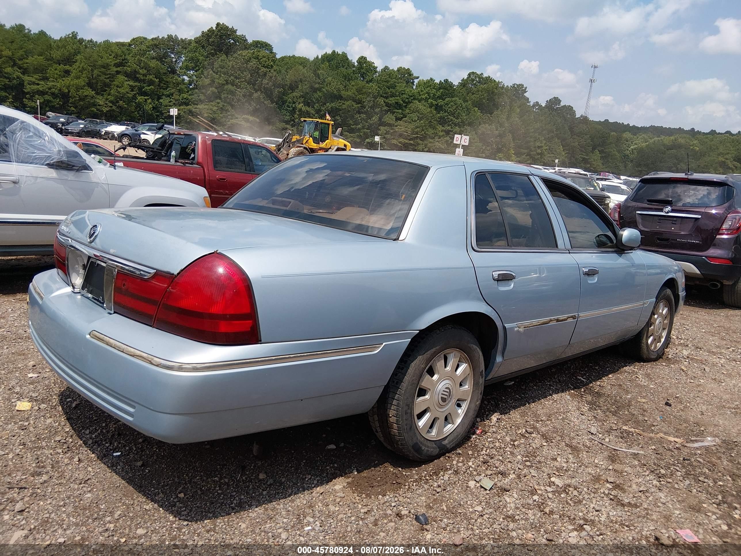 2004 Mercury Grand Marquis Ls Blue vin: 2MEFM75W34X678140