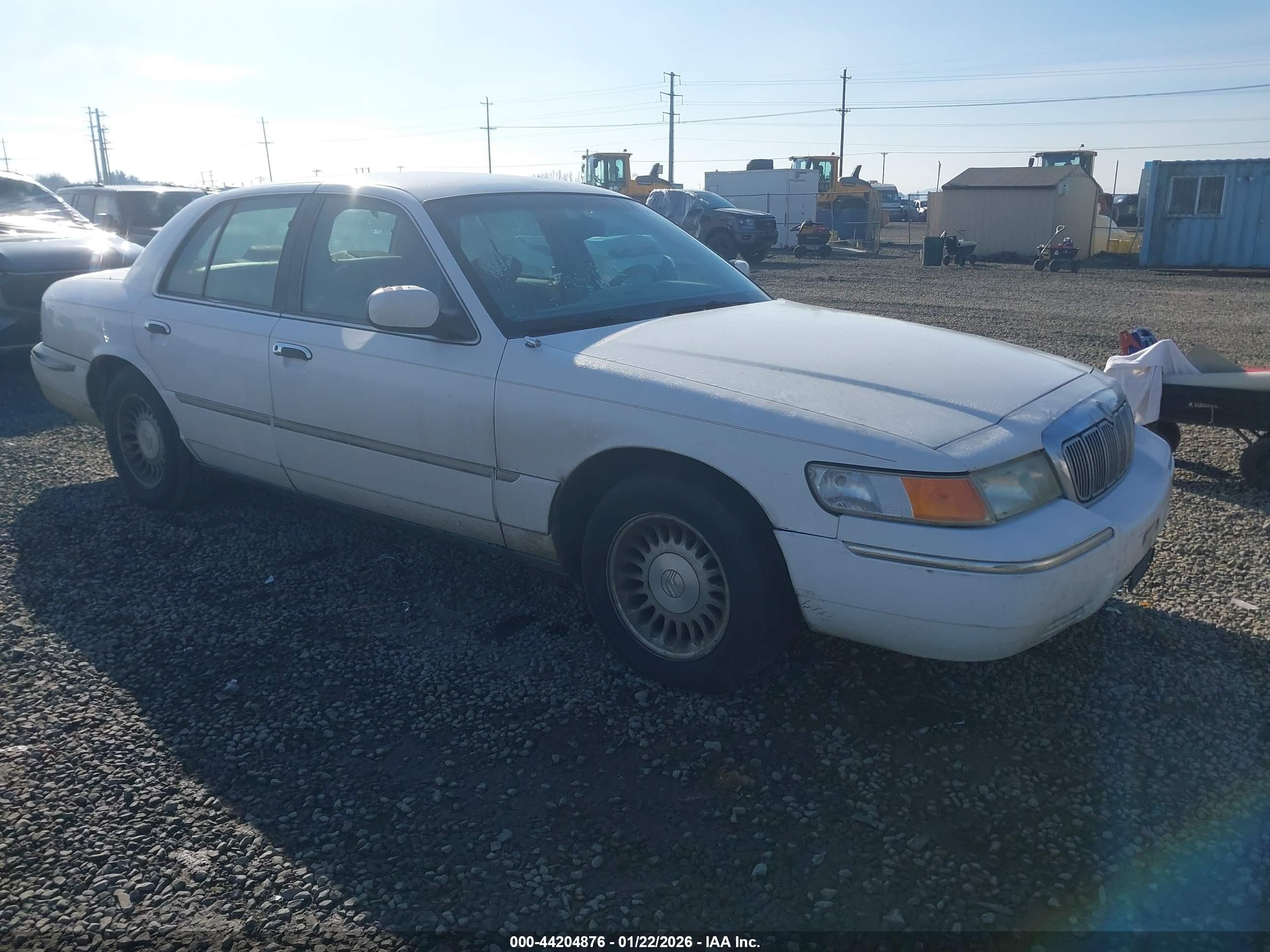 1998 Mercury Grand Marquis   White vin: 2MEFM75W3WX625523