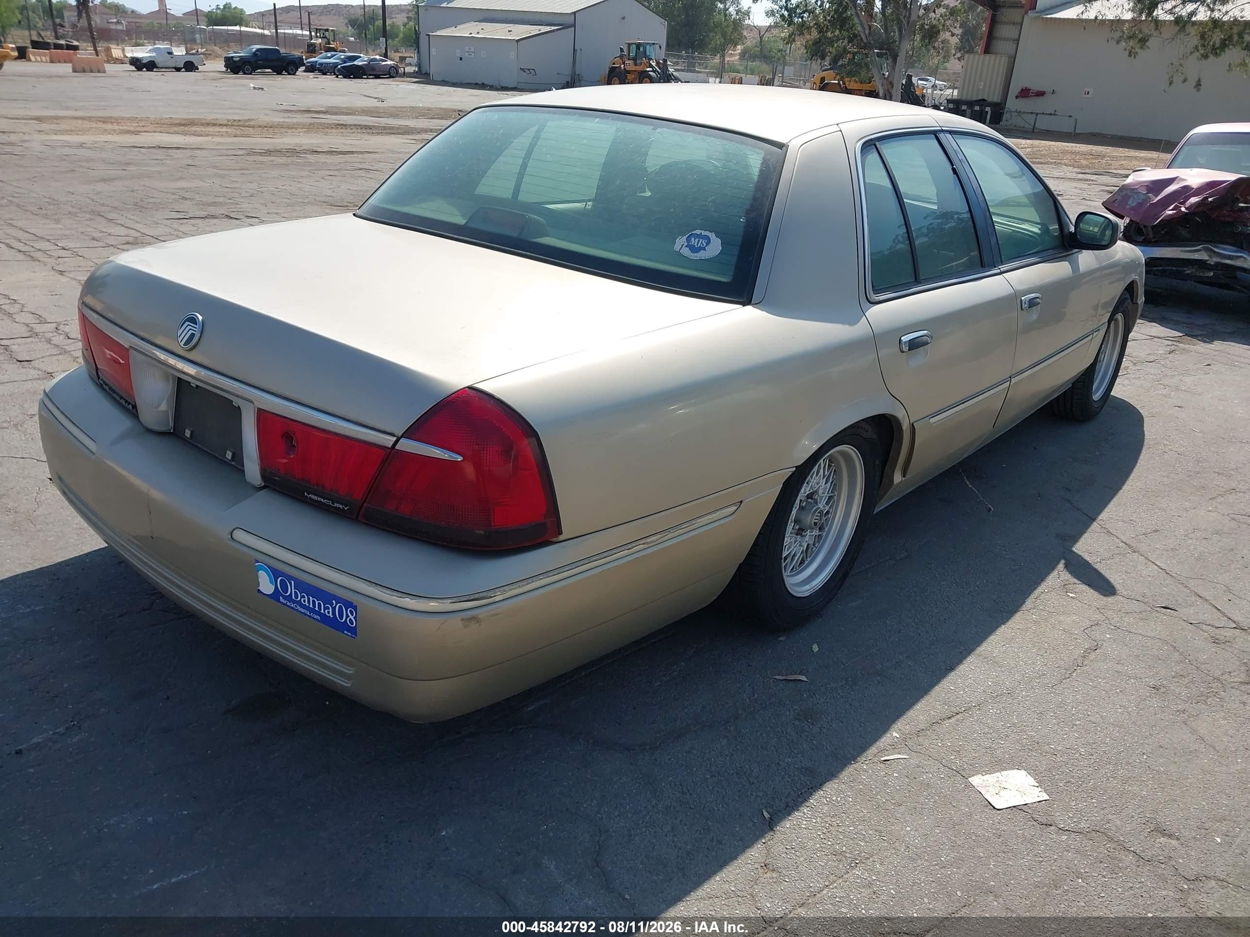 1999 Mercury Grand Marquis Ls Champagne vin: 2MEFM75W3XX634658