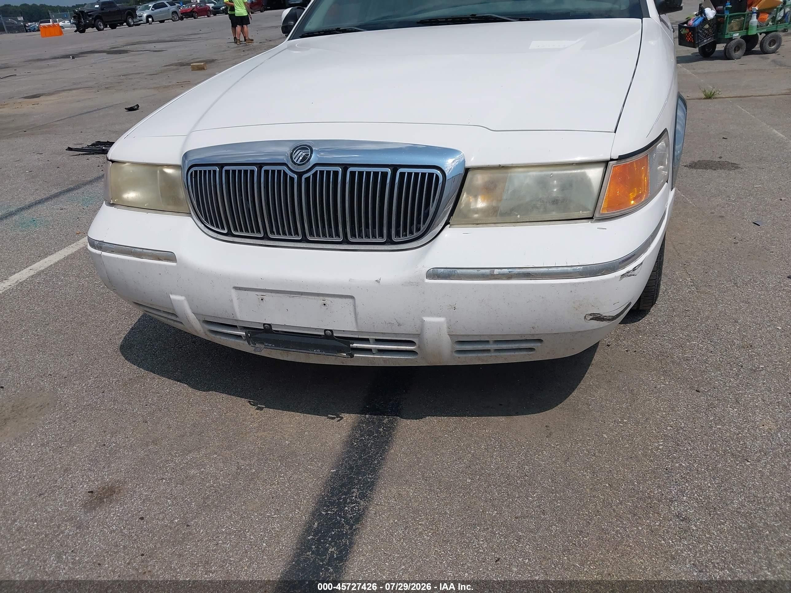 1999 Mercury Grand Marquis Ls Белый vin: 2MEFM75W3XX708645