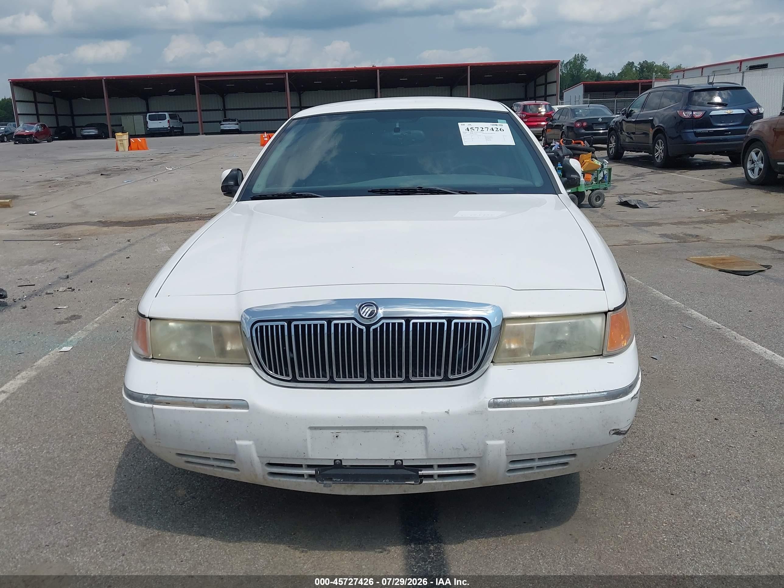 1999 Mercury Grand Marquis Ls Белый vin: 2MEFM75W3XX708645