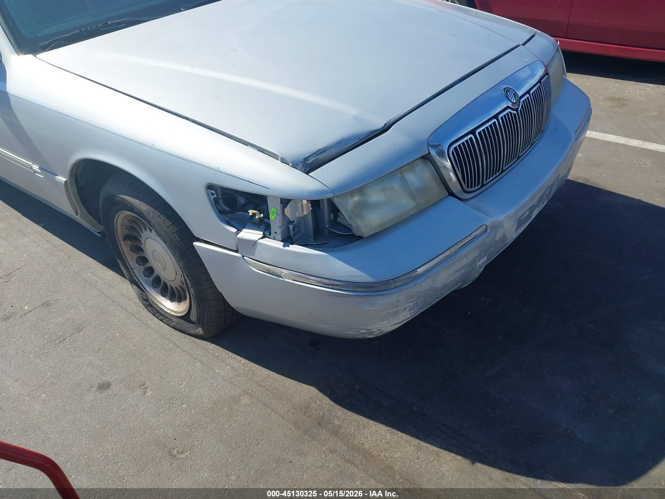 2000 Mercury Grand Marquis Ls Silver vin: 2MEFM75W3YX690259