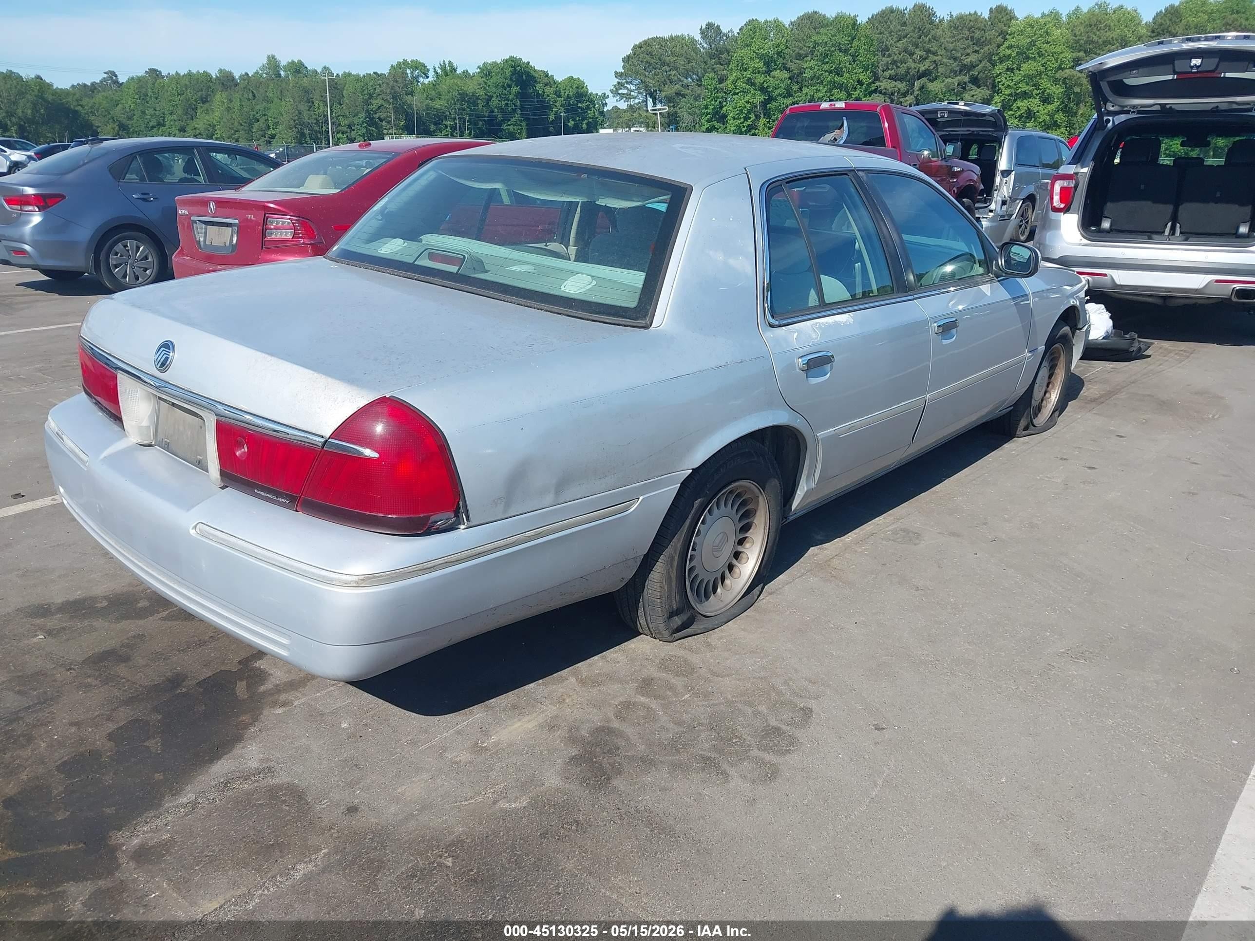 2000 Mercury Grand Marquis Ls Silver vin: 2MEFM75W3YX690259