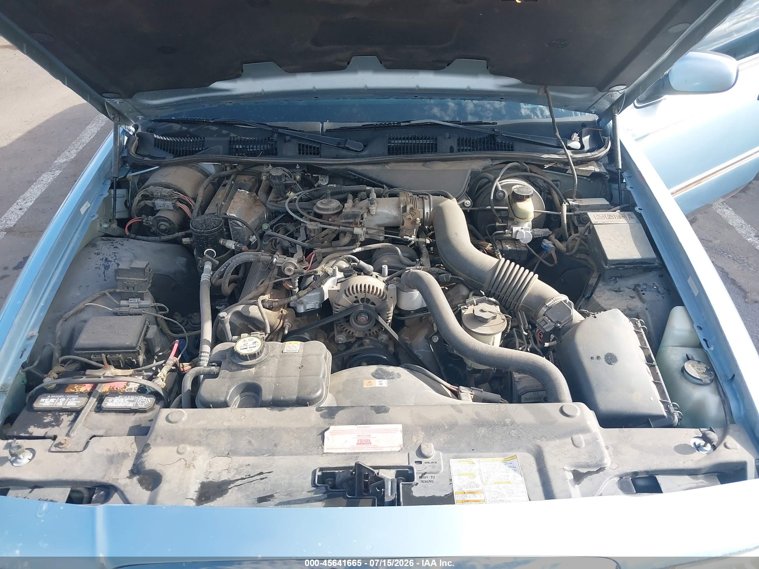 2001 Mercury Grand Marquis Ls Light Blue vin: 2MEFM75W41X663657