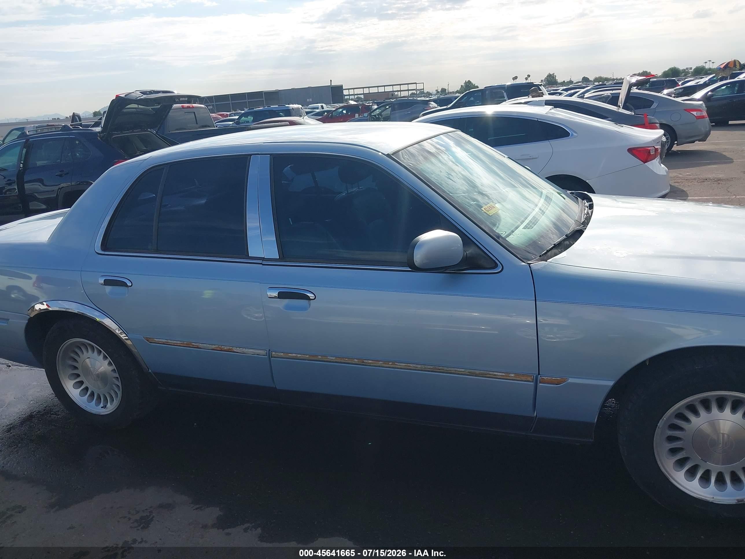 2001 Mercury Grand Marquis Ls Light Blue vin: 2MEFM75W41X663657