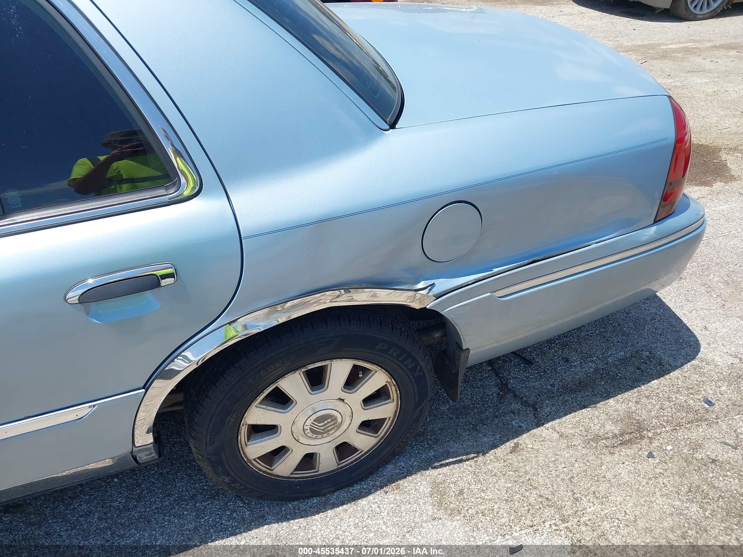 2003 Mercury Grand Marquis Ls Light Blue vin: 2MEFM75W43X640091