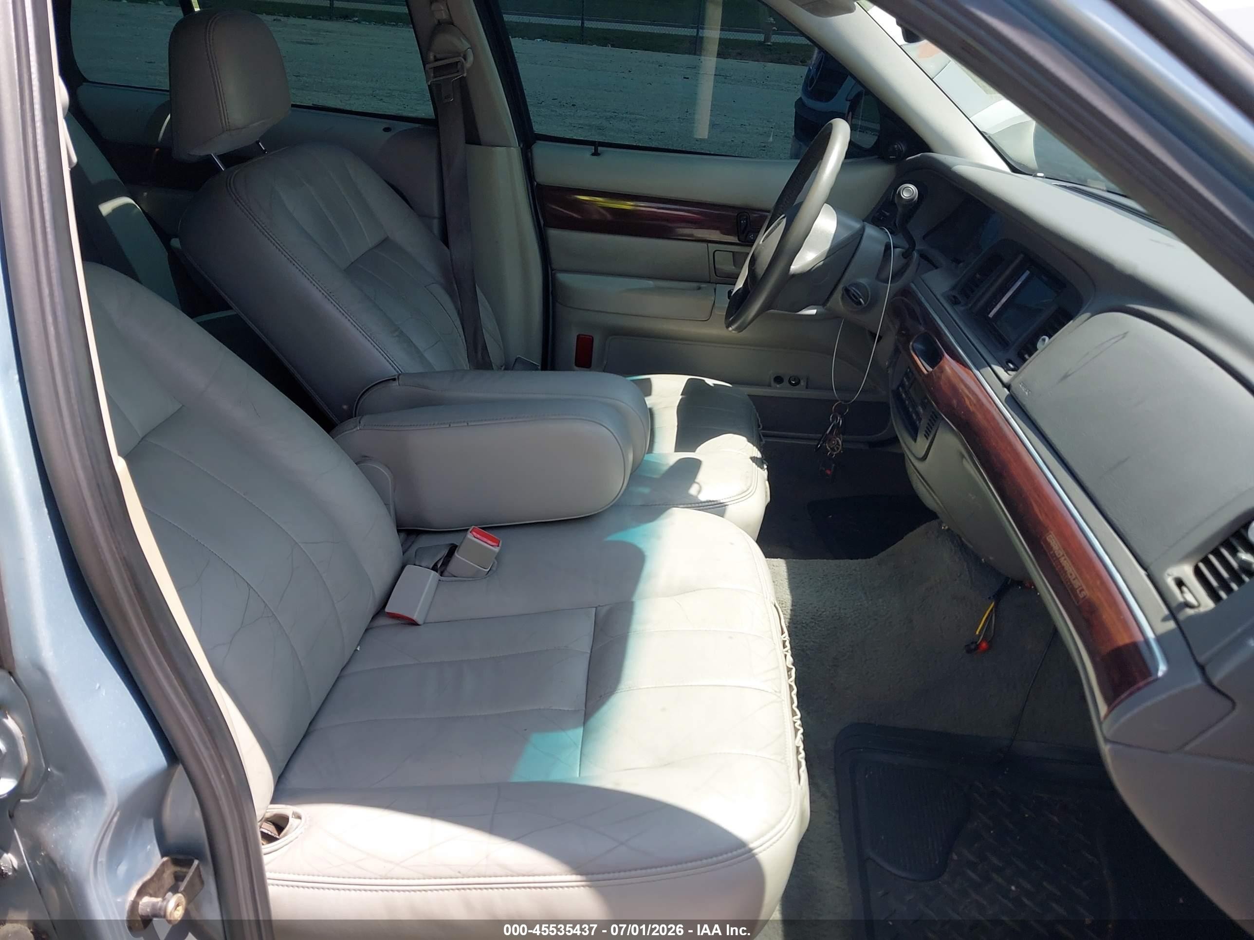 2003 Mercury Grand Marquis Ls Light Blue vin: 2MEFM75W43X640091