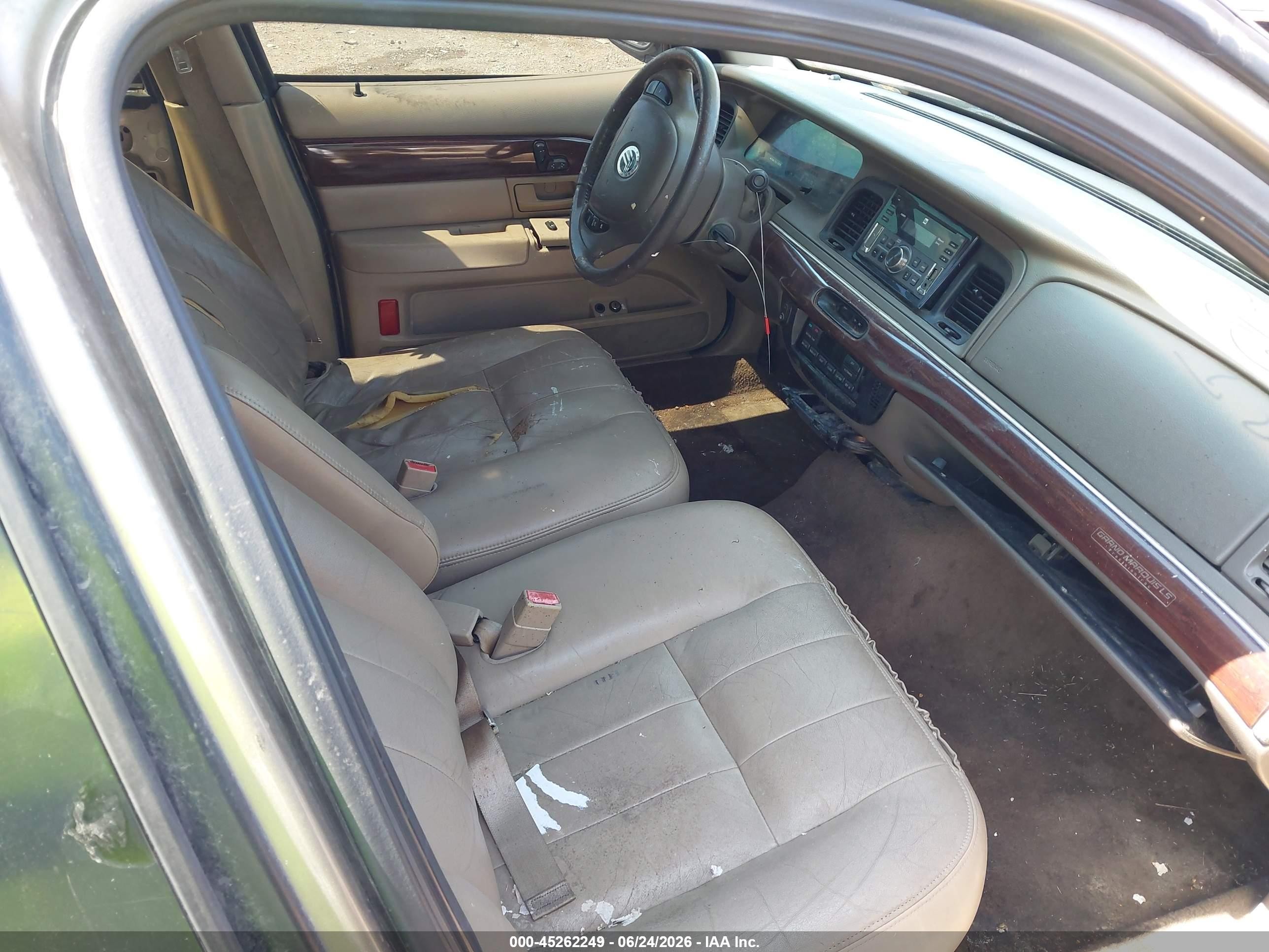 2003 Mercury Grand Marquis Ls Gold vin: 2MEFM75W43X643136