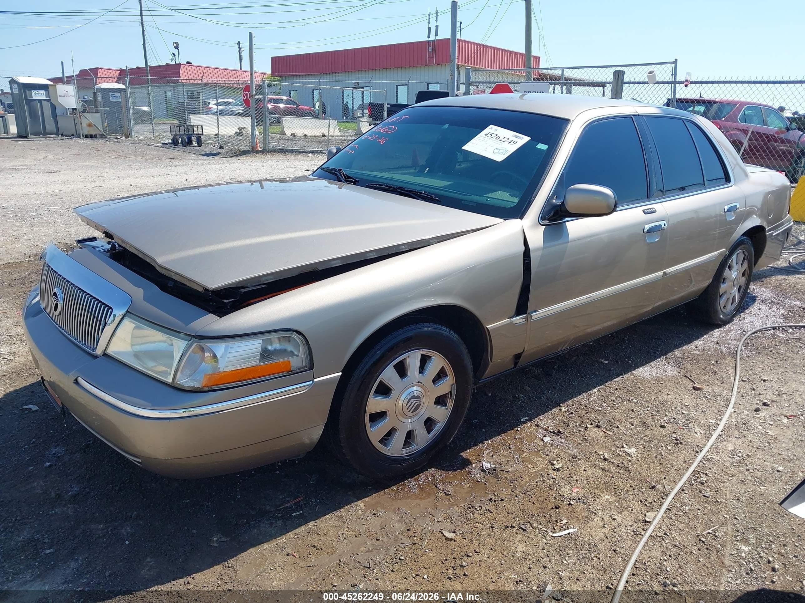 2003 Mercury Grand Marquis Ls Gold vin: 2MEFM75W43X643136
