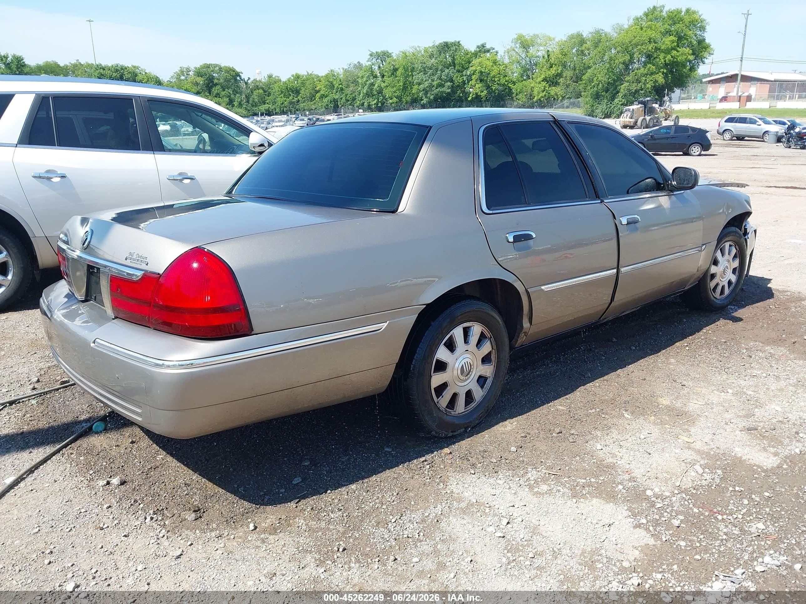 2003 Mercury Grand Marquis Ls Gold vin: 2MEFM75W43X643136