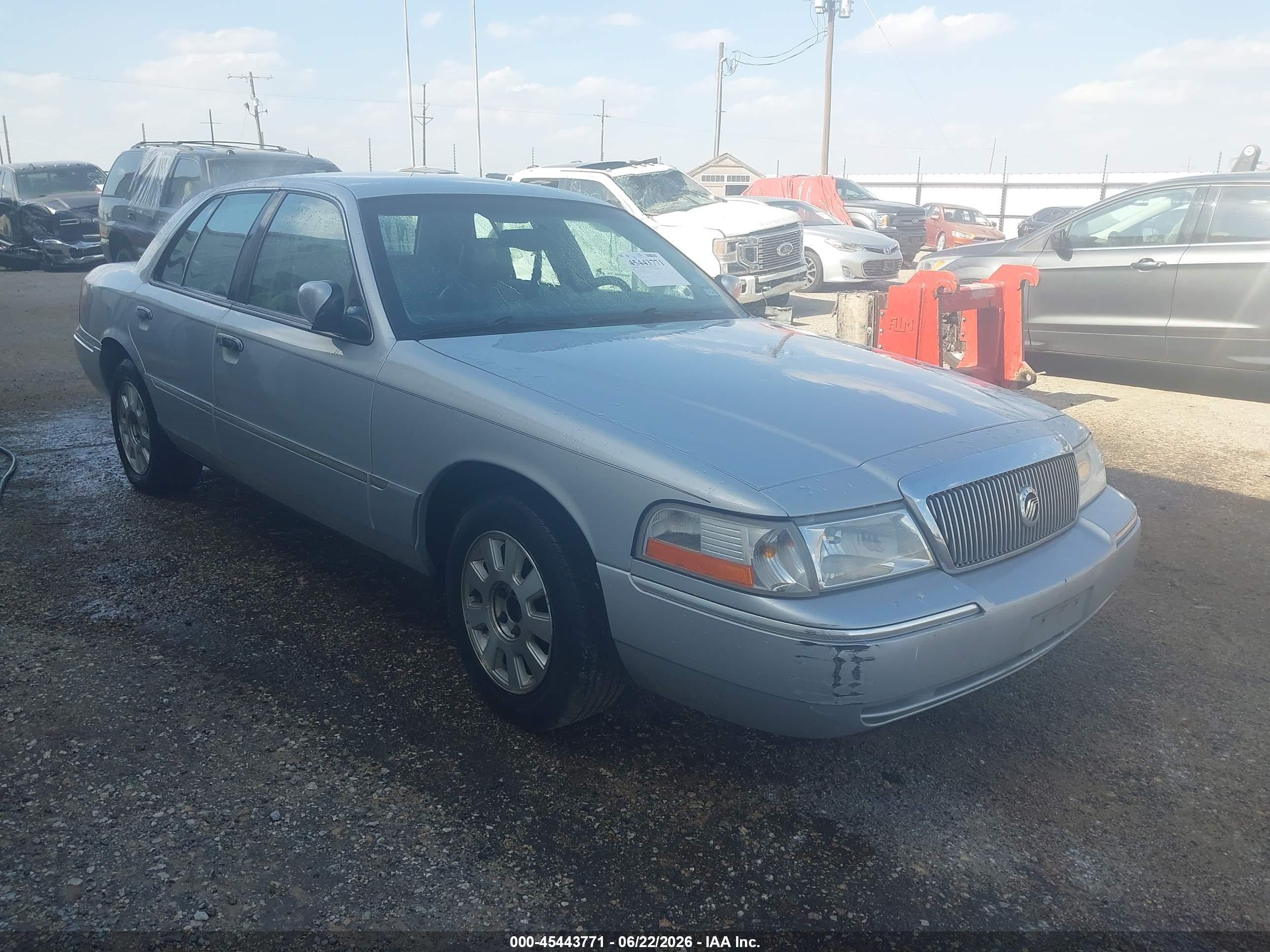 2003 Mercury Grand Marquis Ls Silver vin: 2MEFM75W43X643749