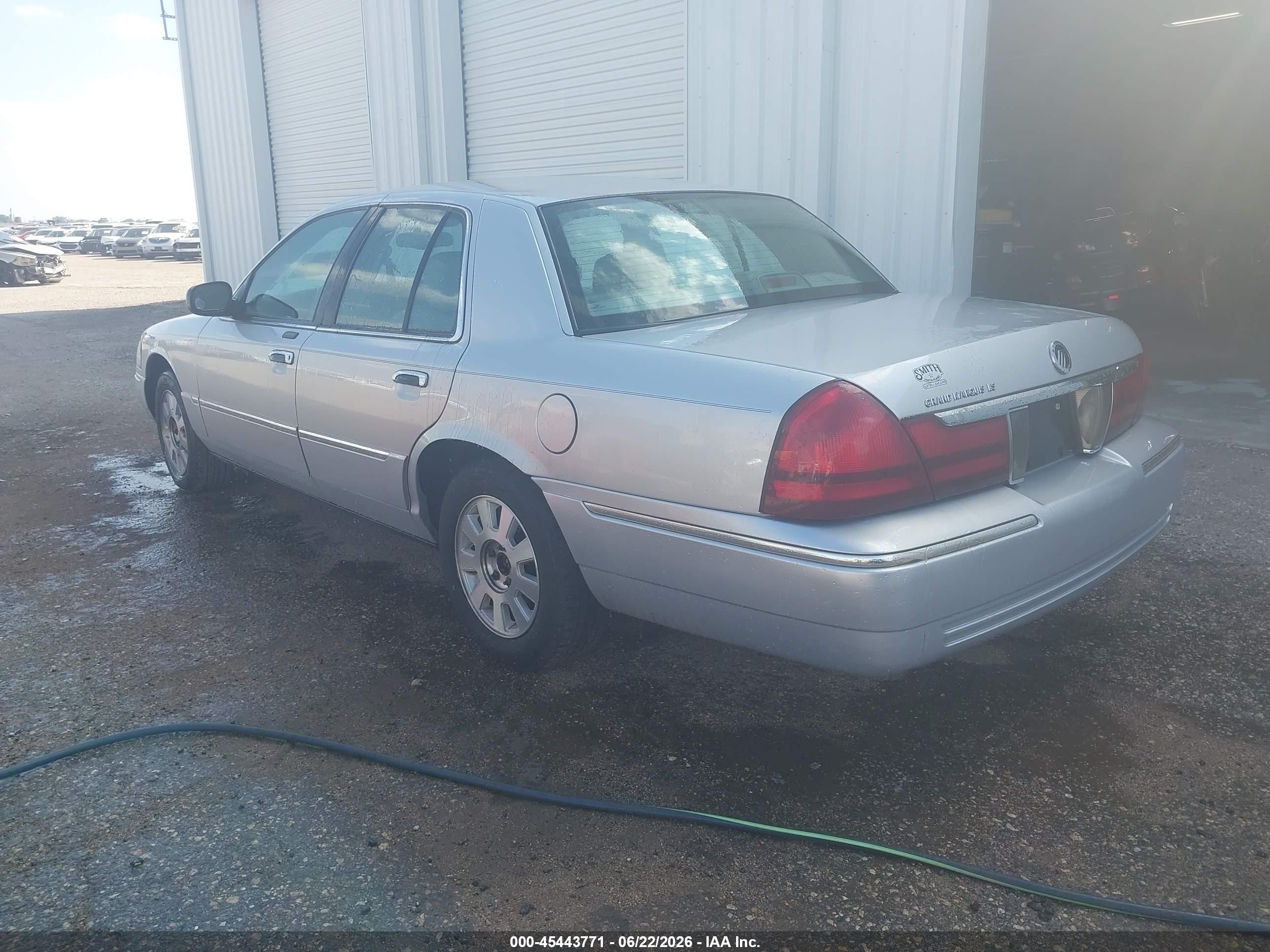2003 Mercury Grand Marquis Ls Silver vin: 2MEFM75W43X643749