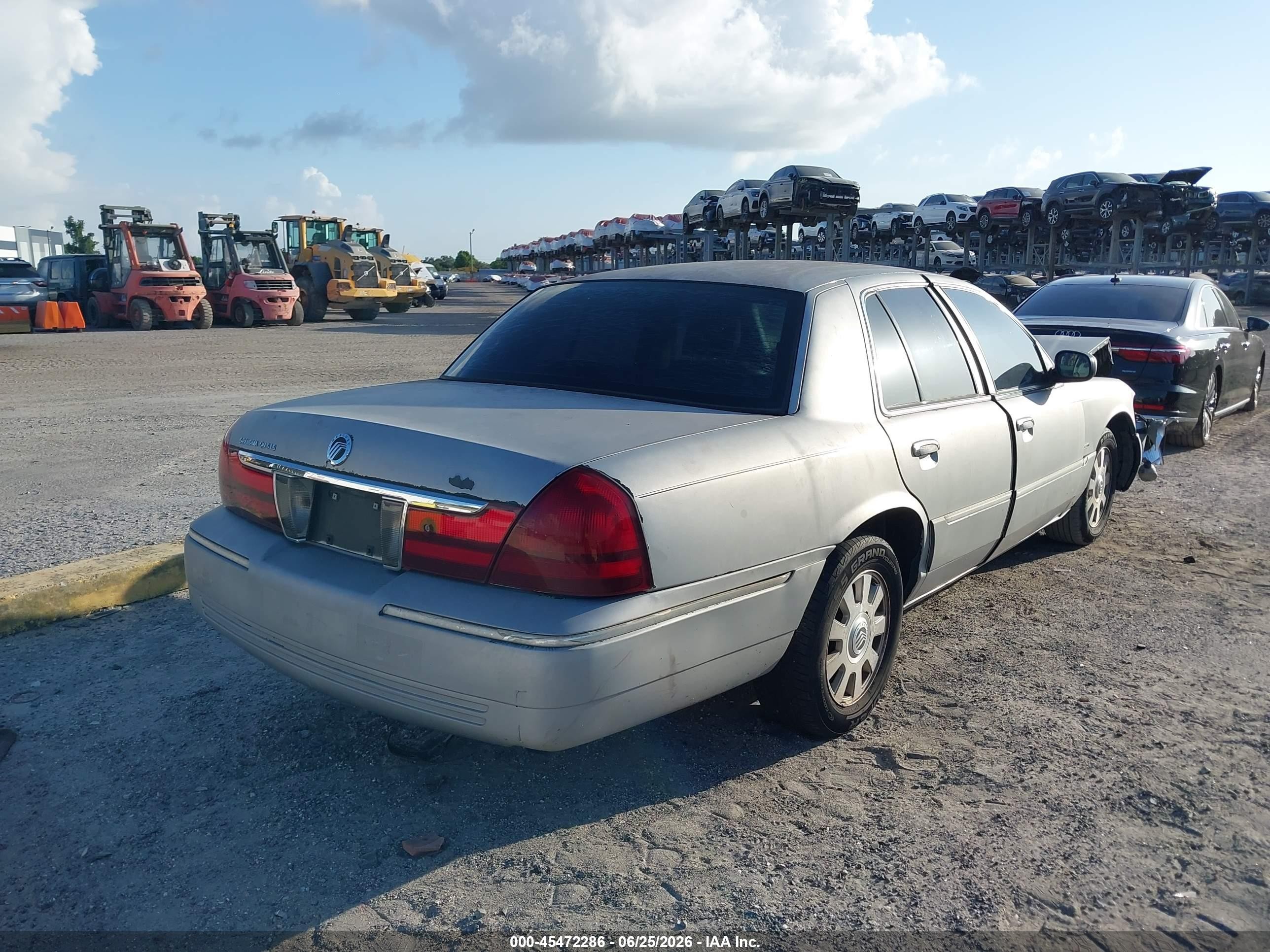 2003 Mercury Grand Marquis Ls Silver vin: 2MEFM75W43X680607
